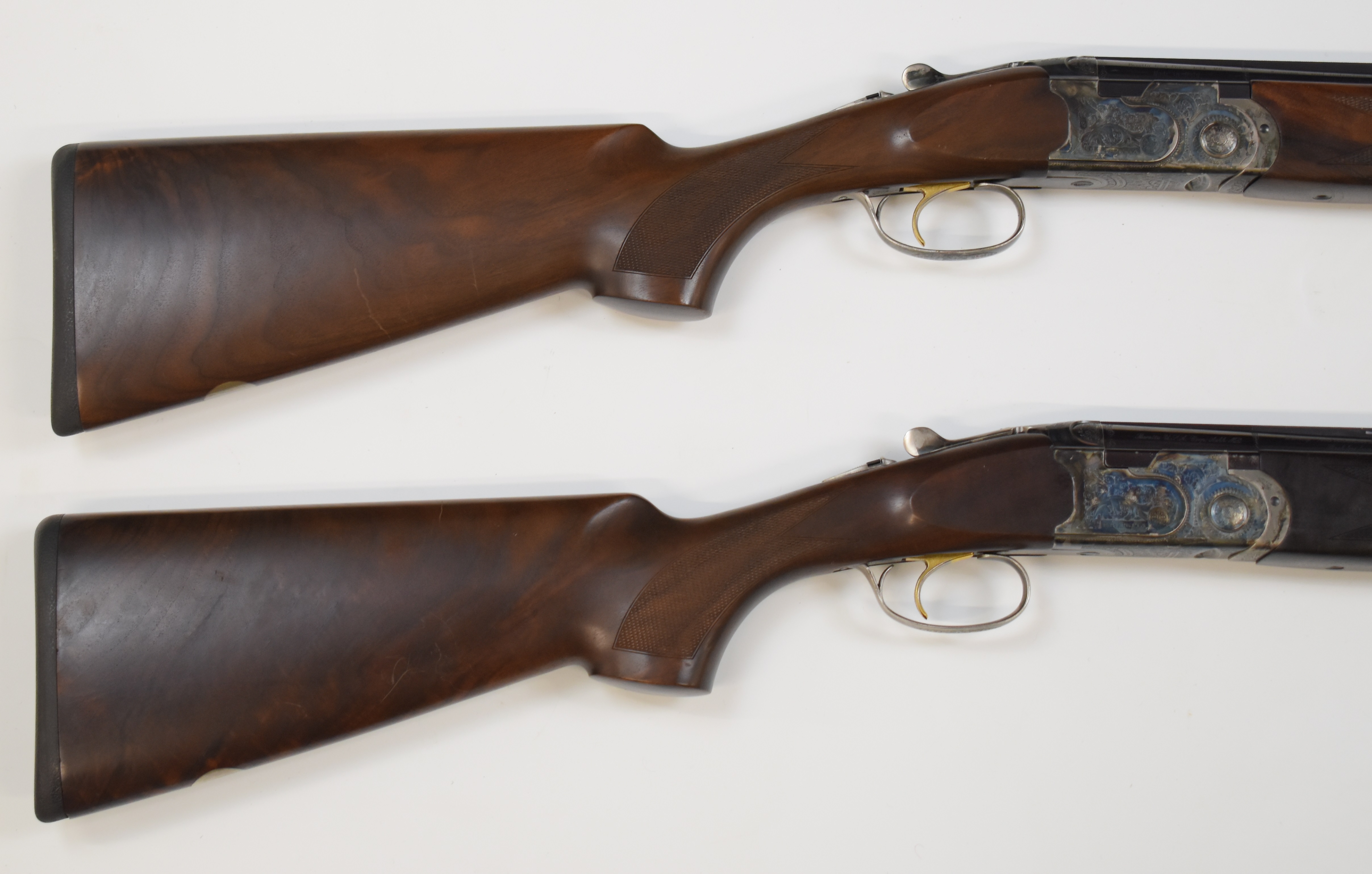 A pair of Beretta Silver Pigeon C 20 bore over and under ejector shotguns each with named and - Image 3 of 24