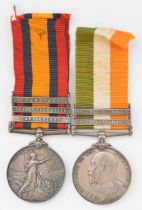 Renamed Queen's South Africa Medal with clasps for Cape Colony, Orange Free State and Transvaal