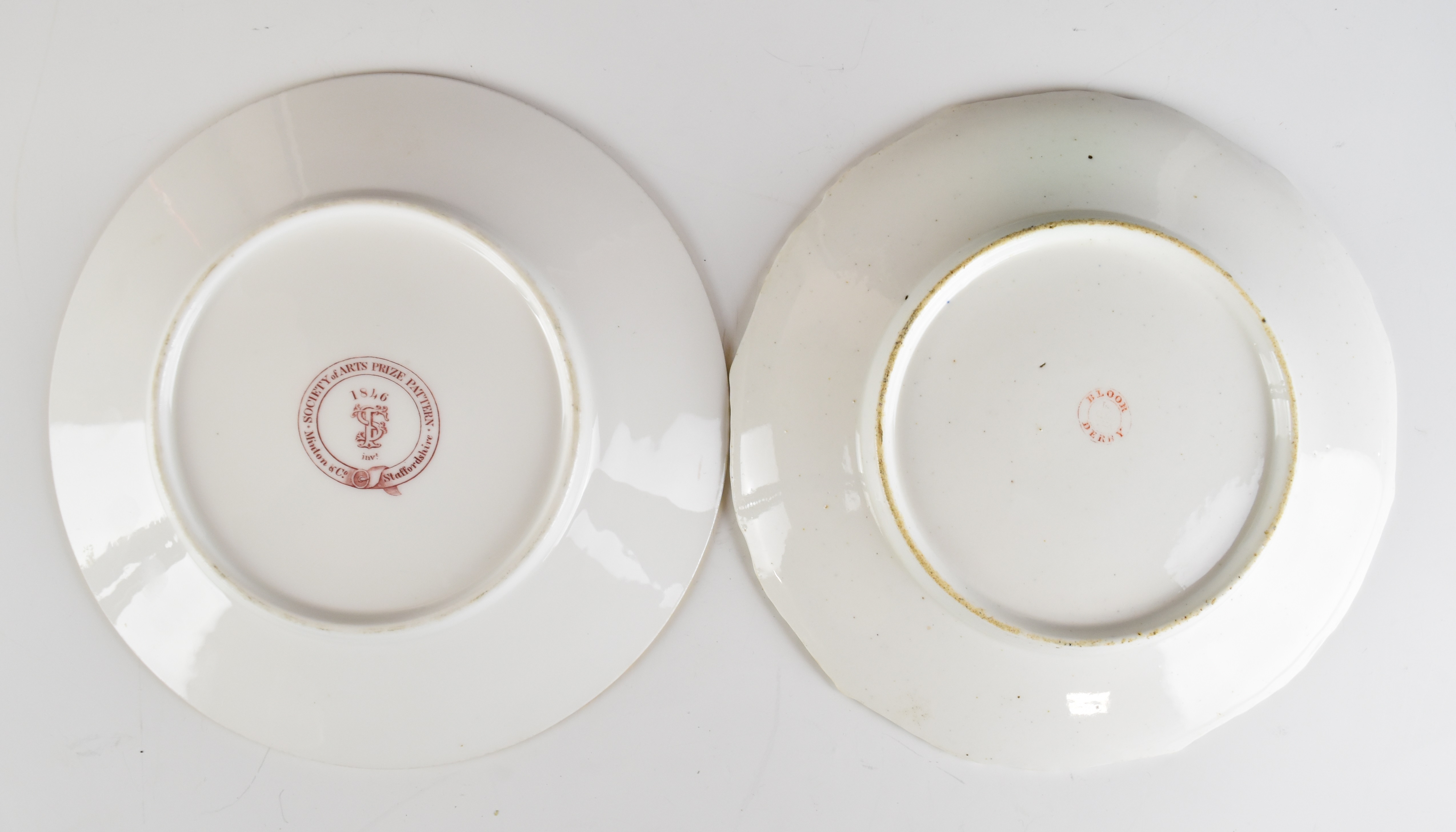 19thC cabinet plates and dishes including Copeland and Garrett, Yates, Flight Barr and Barr plates - Image 9 of 11