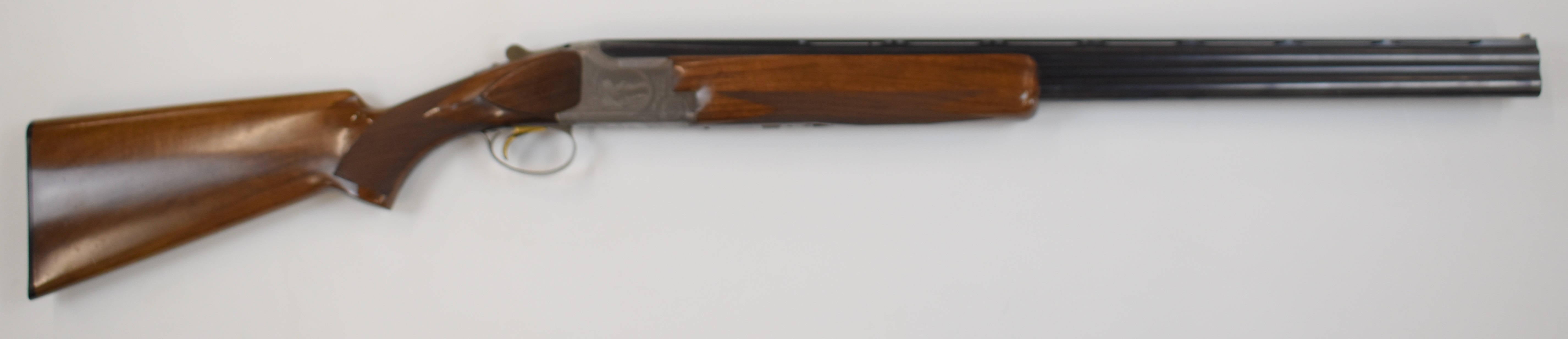 Browning B2 12 bore over and under shotgun with engraved scenes of birds to the locks and underside, - Image 2 of 12
