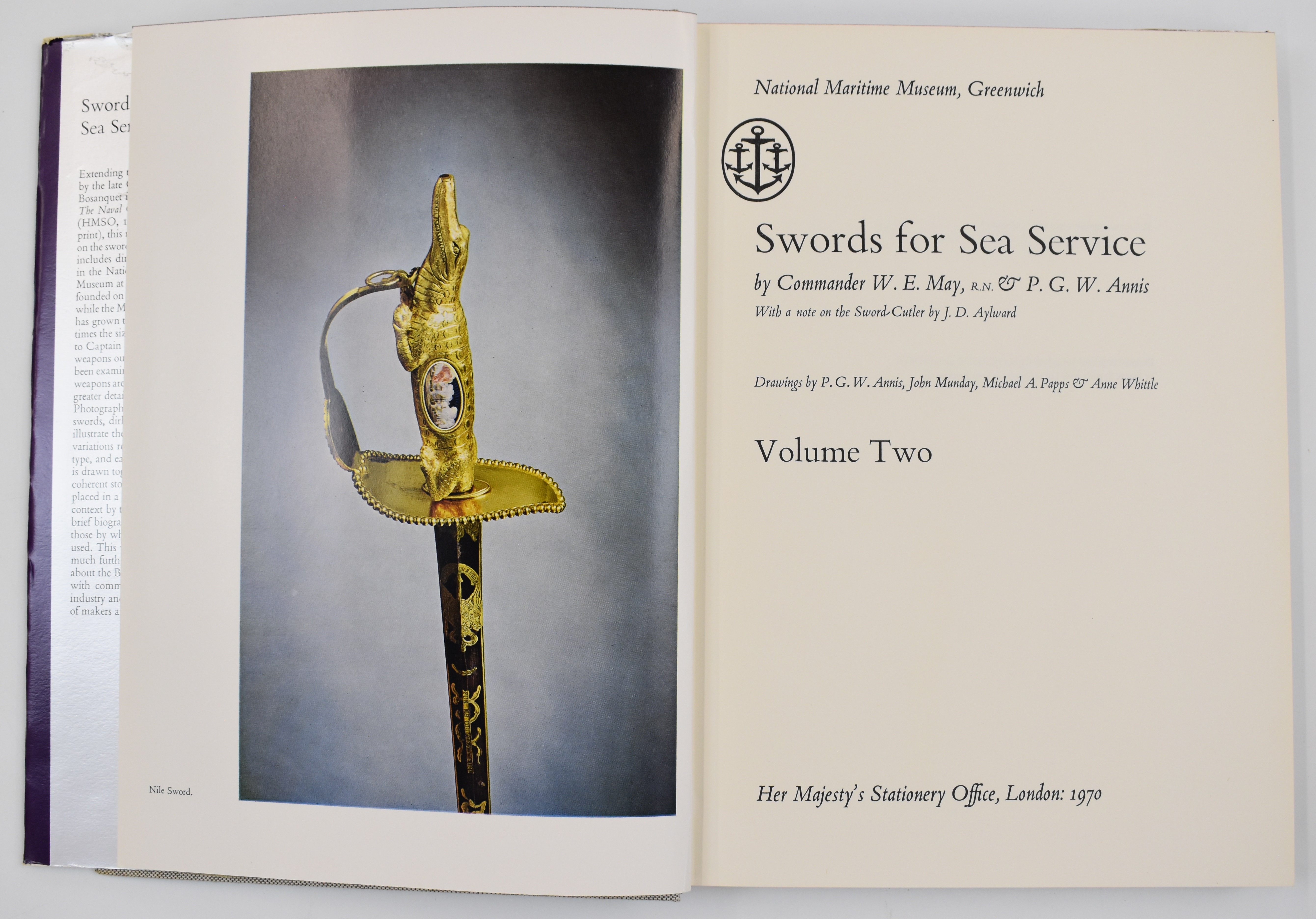 Swords for Sea Service by Commander W.E. May & P.W Annis, printed for Her Majesty's Stationery - Image 2 of 12