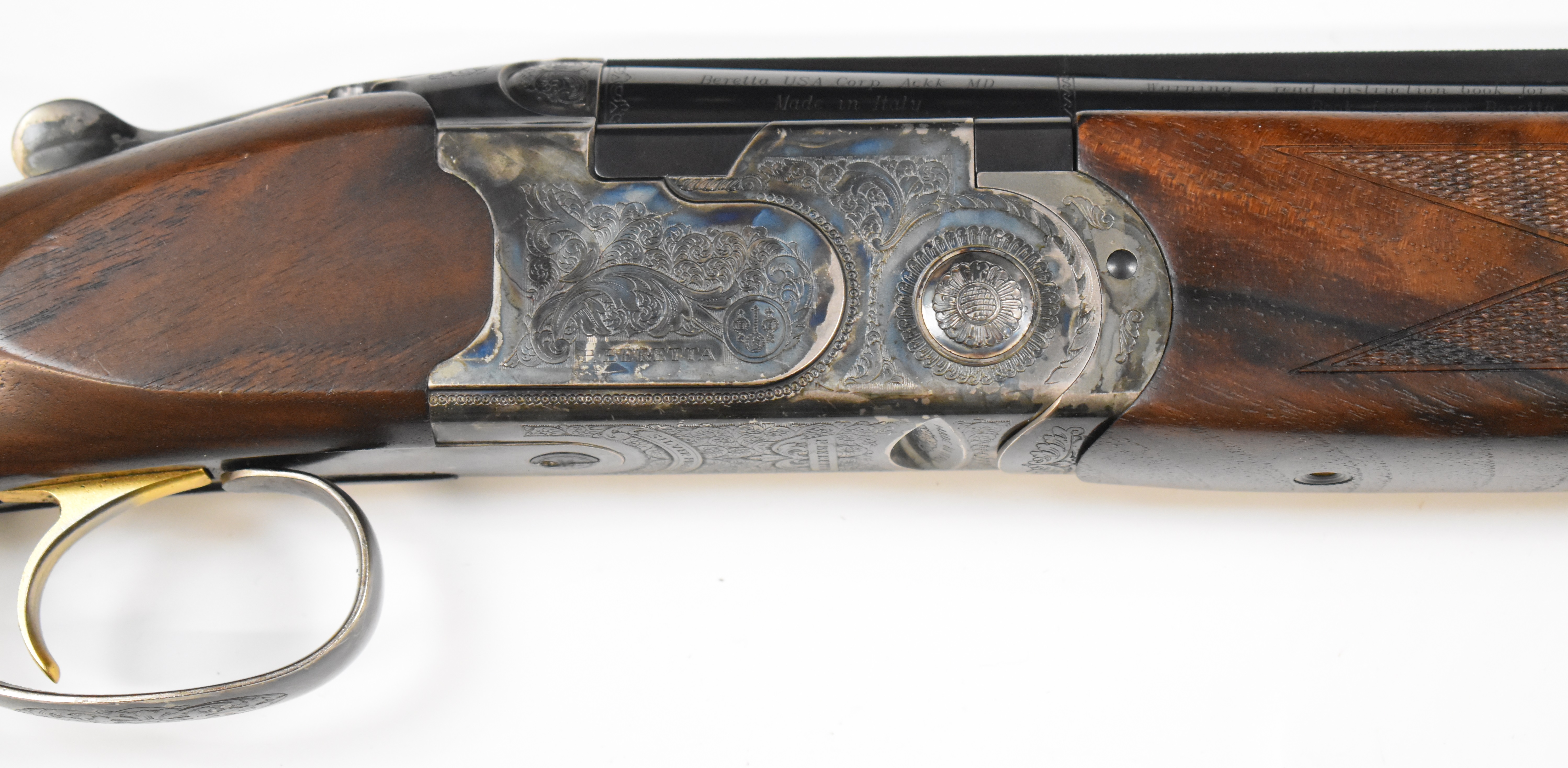 A pair of Beretta Silver Pigeon C 20 bore over and under ejector shotguns each with named and - Image 7 of 24