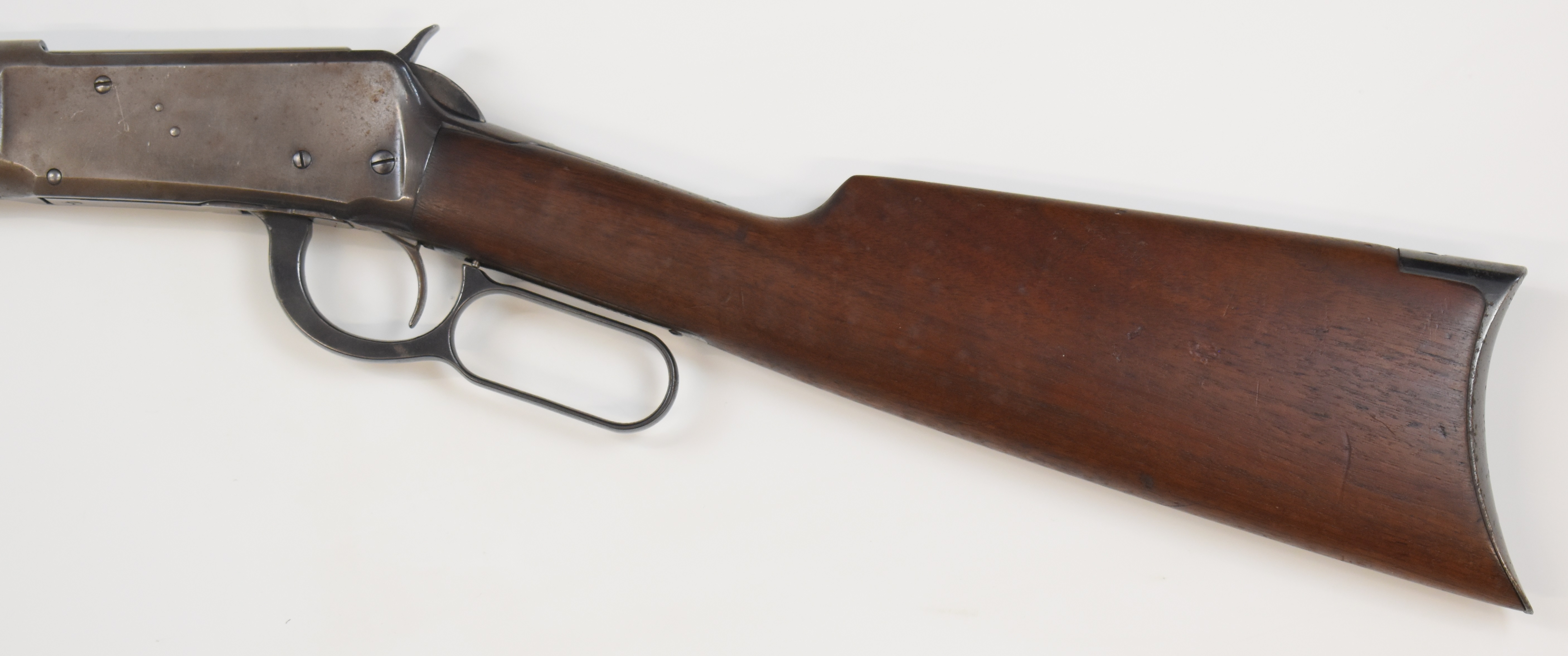 Winchester Model 1894 .32-40 underlever repeating rifle with adjustable Marbles Gladstone USA - Image 7 of 20