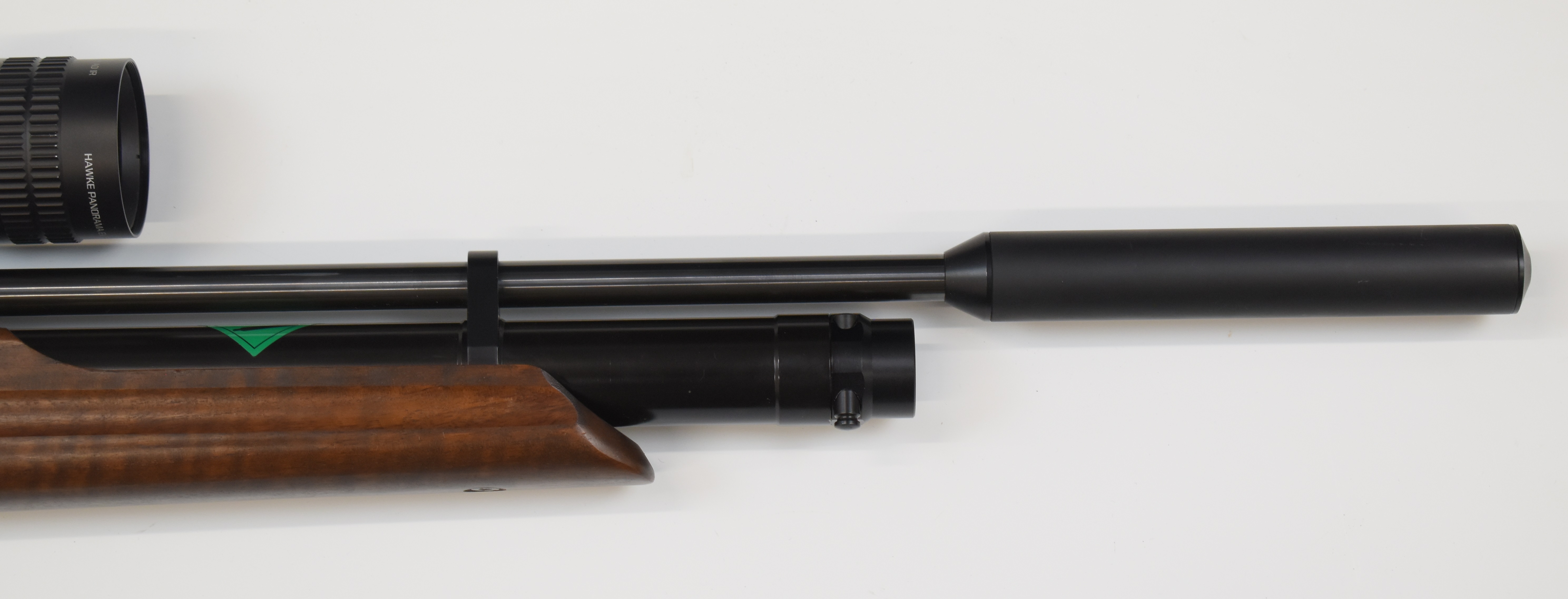 Weihrauch HW100 .177 PCP air rifle with textured semi-pistol grip, raised cheek piece, adjustable - Image 5 of 10