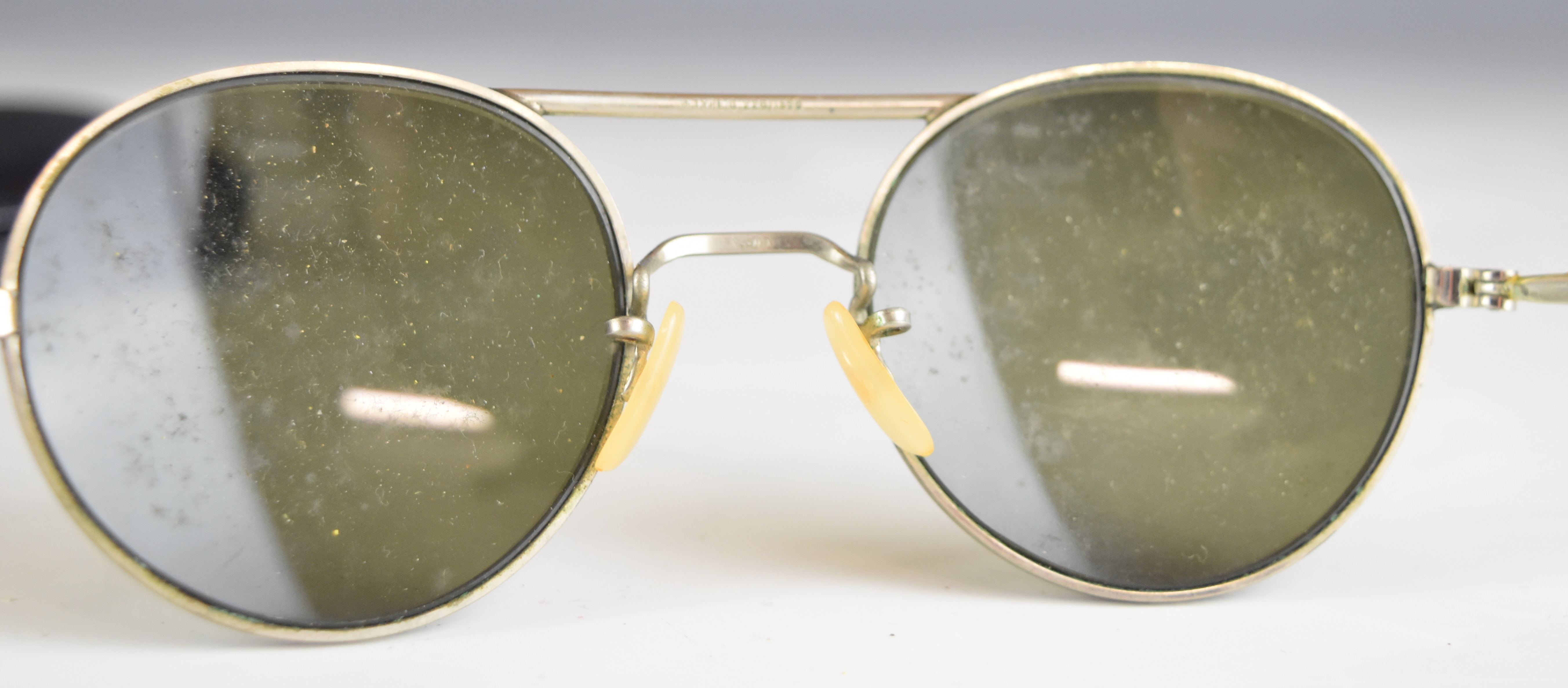 Royal Air Force pair of aviator's sunglasses in case, size medium, together with a cased pair of - Image 3 of 4