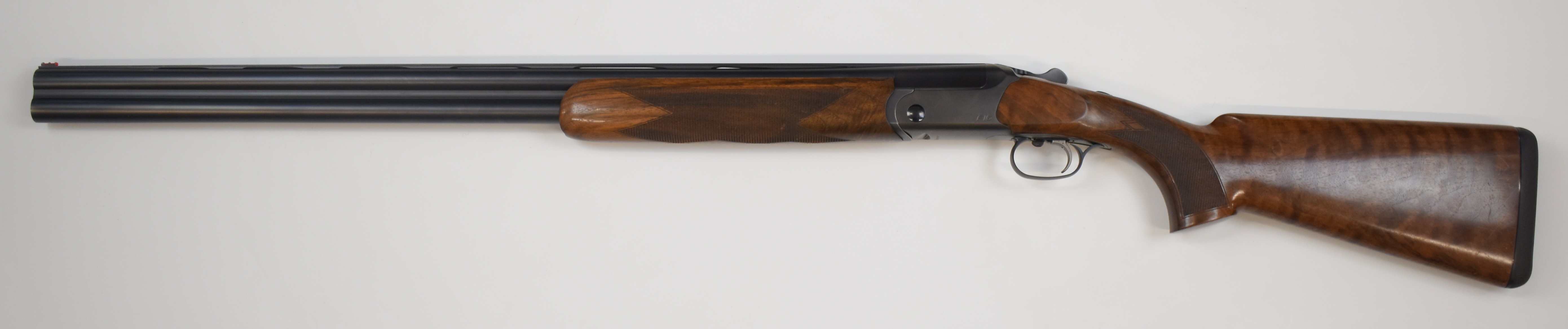 Blaser F16 12 bore over under ejector shotgun with named locks and underside, chequered semi- - Image 7 of 22