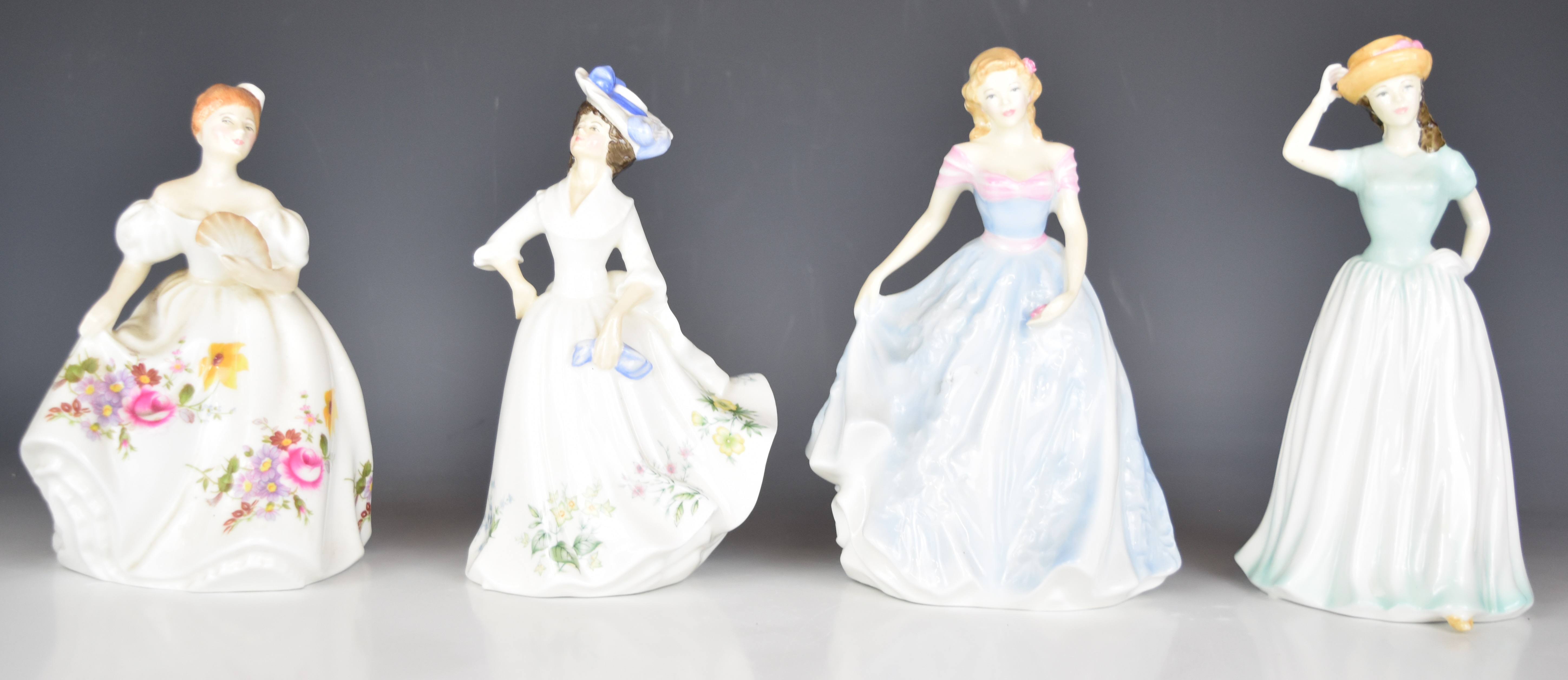 Ten Royal Doulton figurines including Country Rose, Marilyn, Adele, Faith etc, tallest 25cm - Image 13 of 14