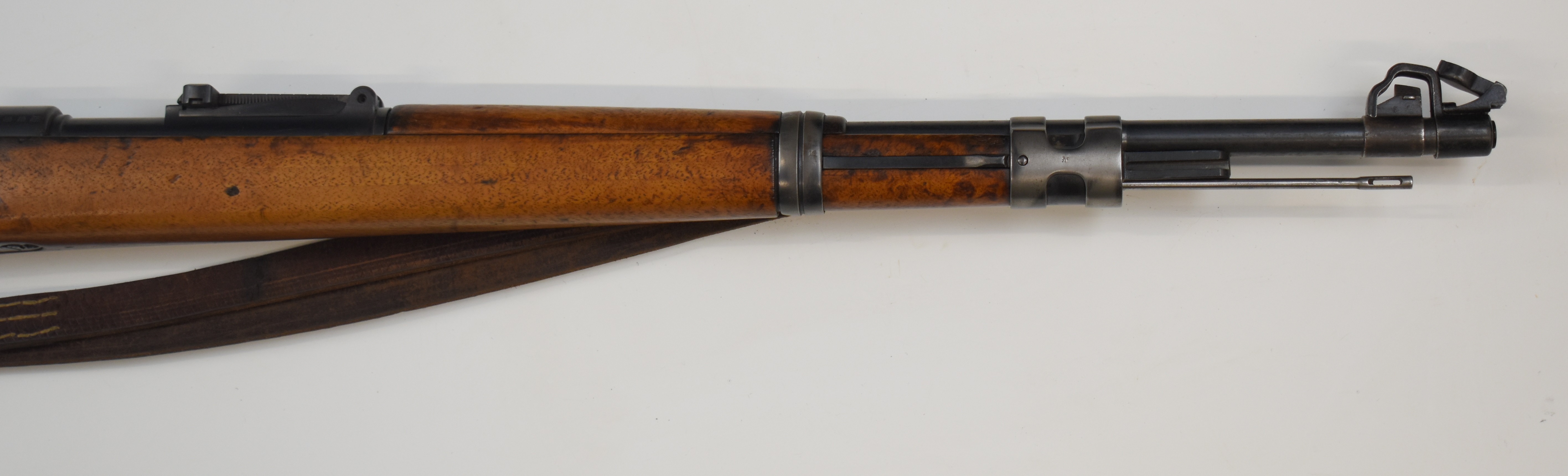 German Mauser Model K98 7.92 bolt-action rifle with receiver stamped '27 1940', adjustable sights, - Image 5 of 9