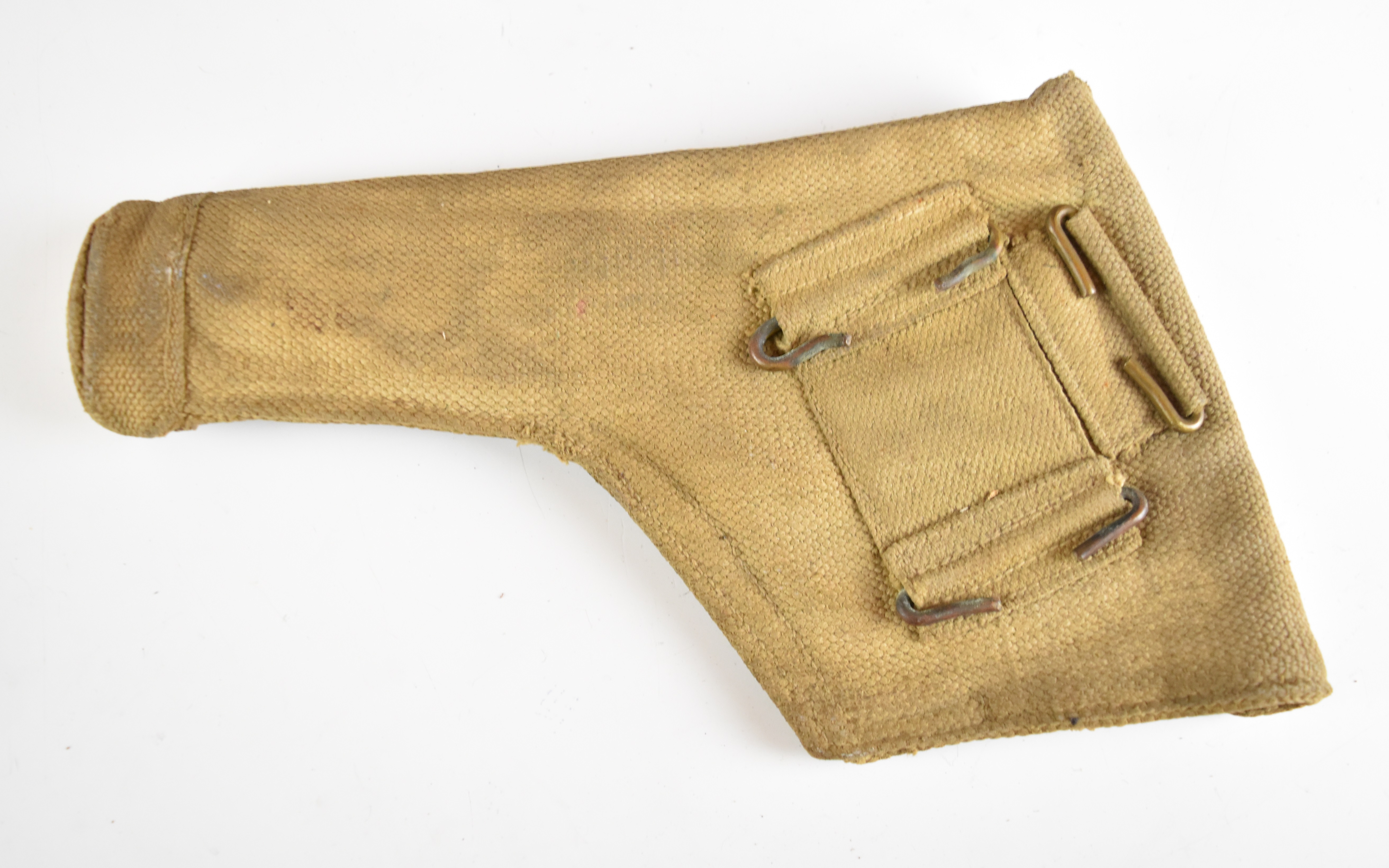 Five leather pistol or revolver holsters including one stamped 'Martins B'ham Ltd 1915' together - Image 5 of 9