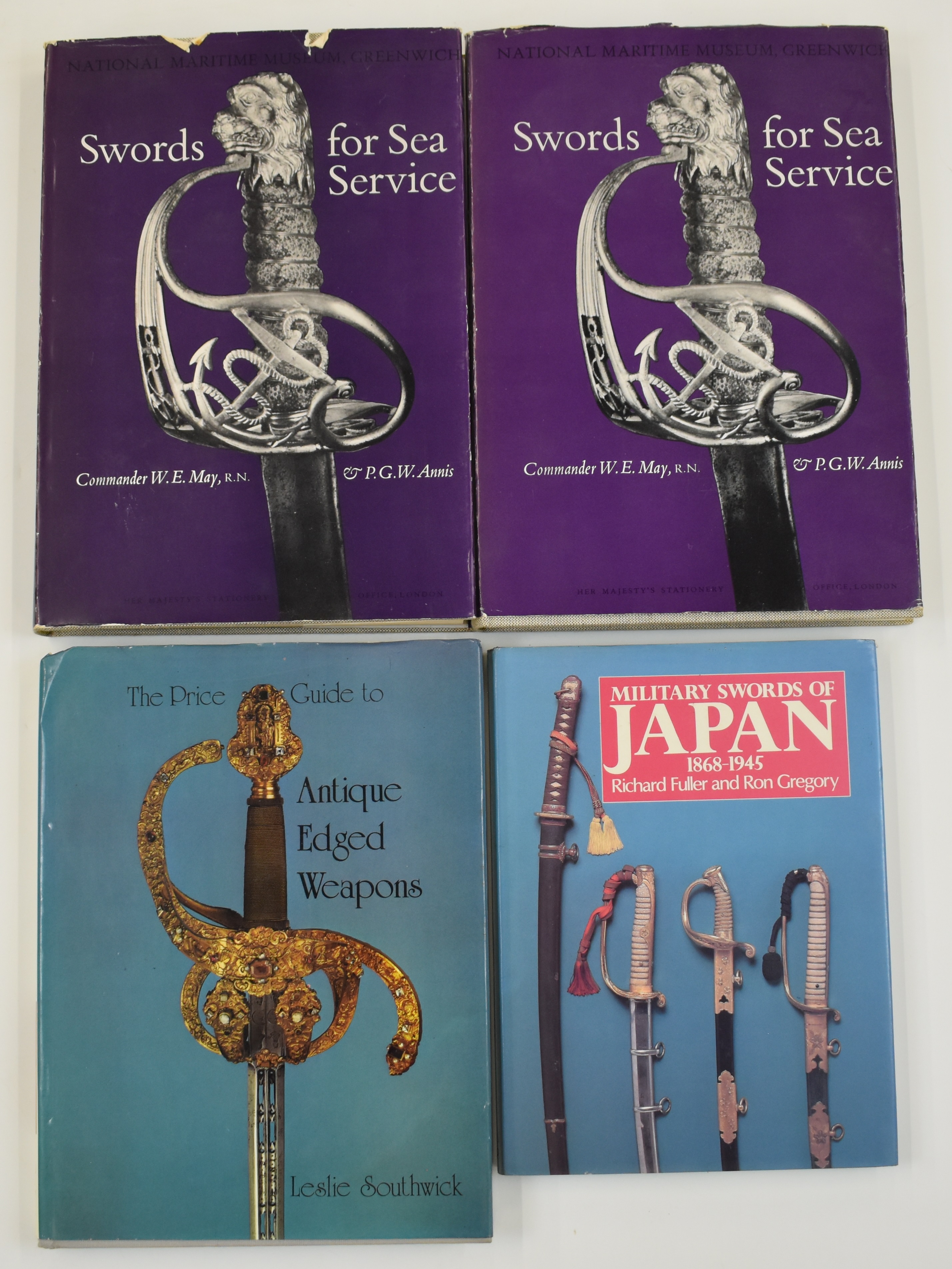 Swords for Sea Service by Commander W.E. May & P.W Annis, printed for Her Majesty's Stationery