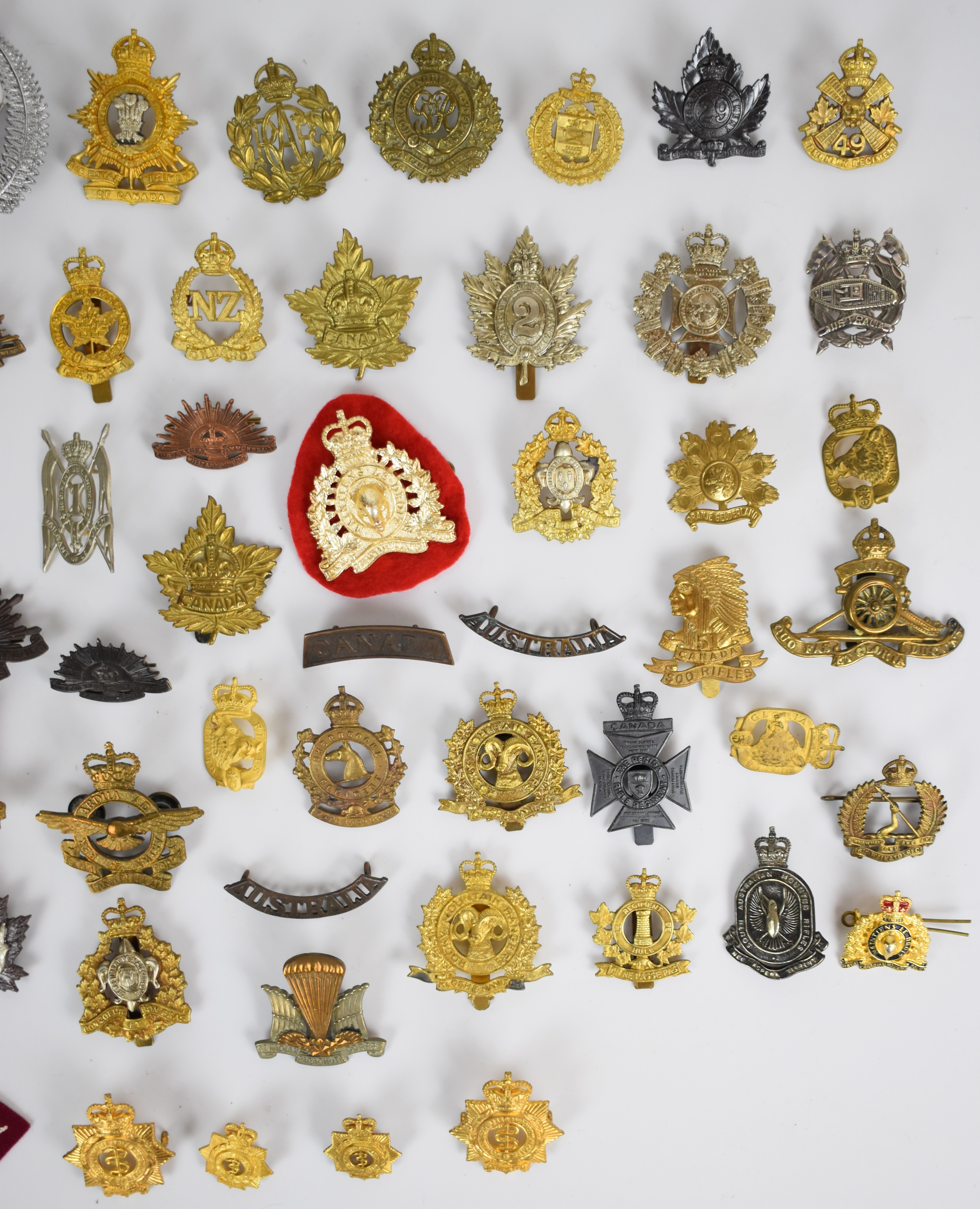 Collection of approximately 60 Canadian, New Zealand and Australian badges including Canadian - Image 3 of 3