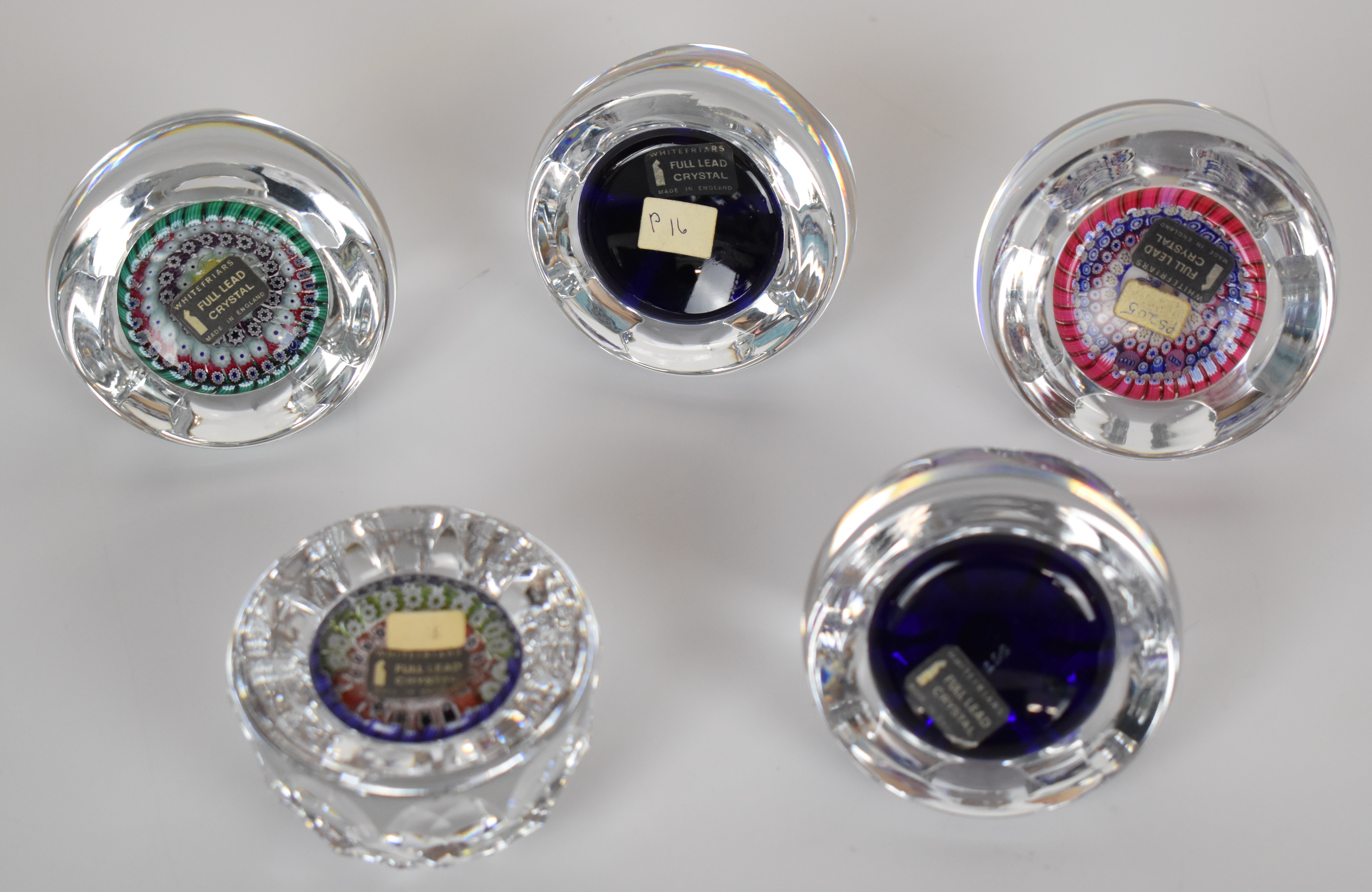 Five various Whitefriars millefiori glass paperweights including two Queen Elizabeth Silver Jubilee, - Image 2 of 6