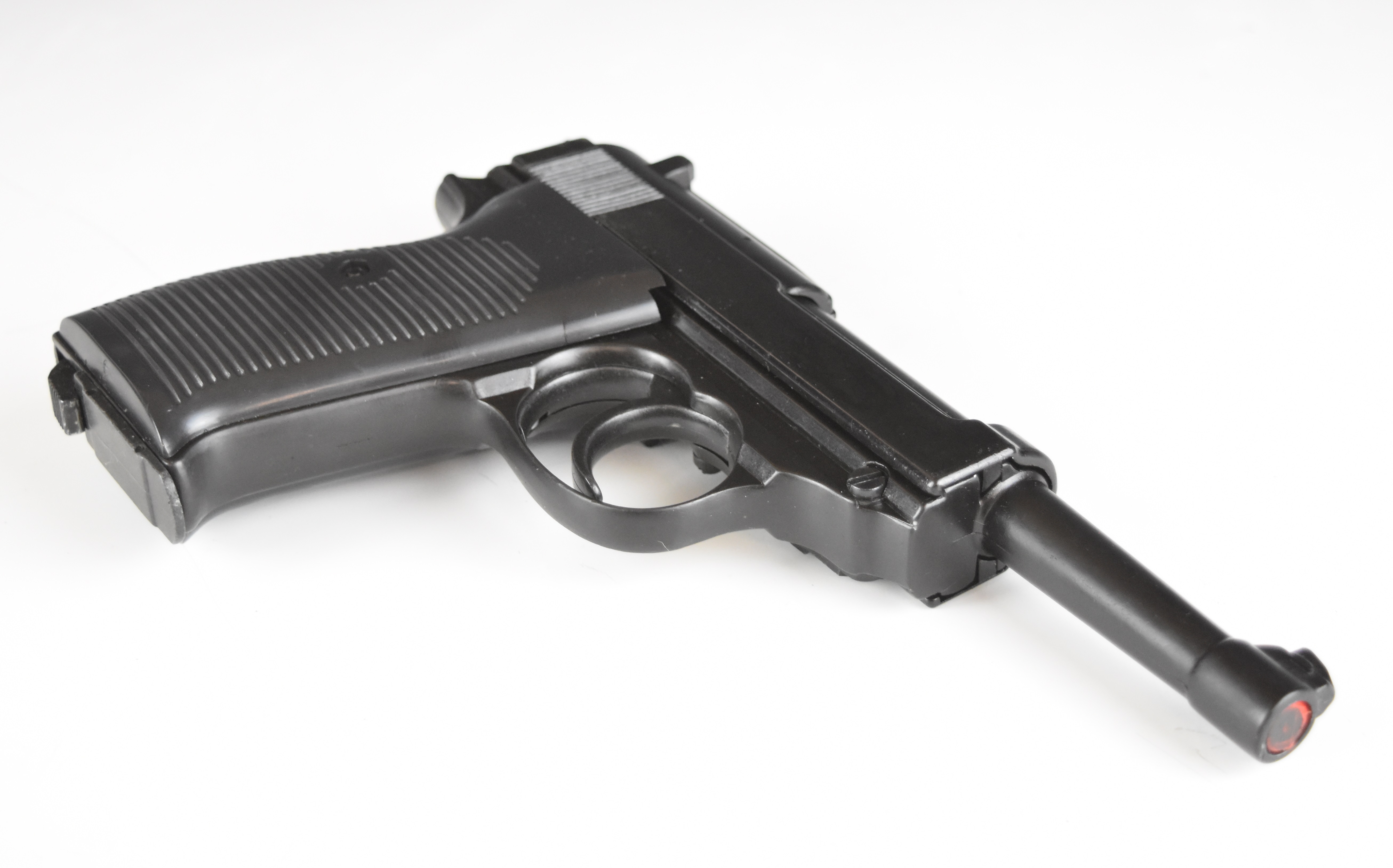 BBM ME 38 P Walther P38 style 8mm blank firing pistol with with shaped composite grips, in - Image 5 of 13