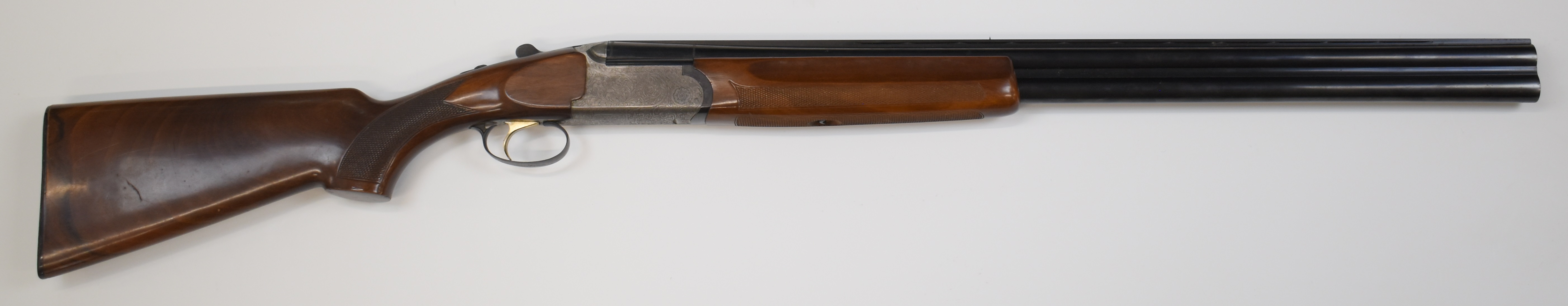 Sabatti 12 bore over under ejector shotgun with engraved lock, underside, top plate, trigger guard - Image 2 of 10