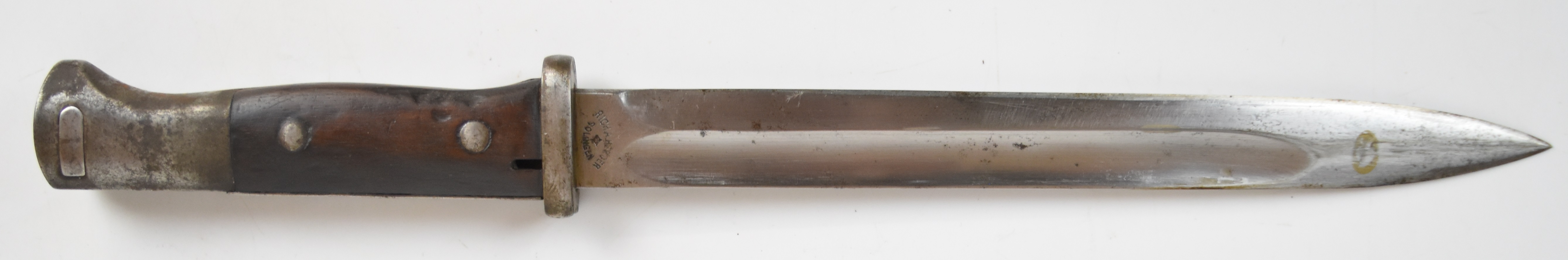 German 84/98 pattern bayonet, Richard Herder Soligen and H Mundlos & Co Magdeburg to either side - Image 2 of 9