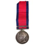 Military General Service Medal with clasp for Salamanca named to Thomas Bainbridge, 68th Foot