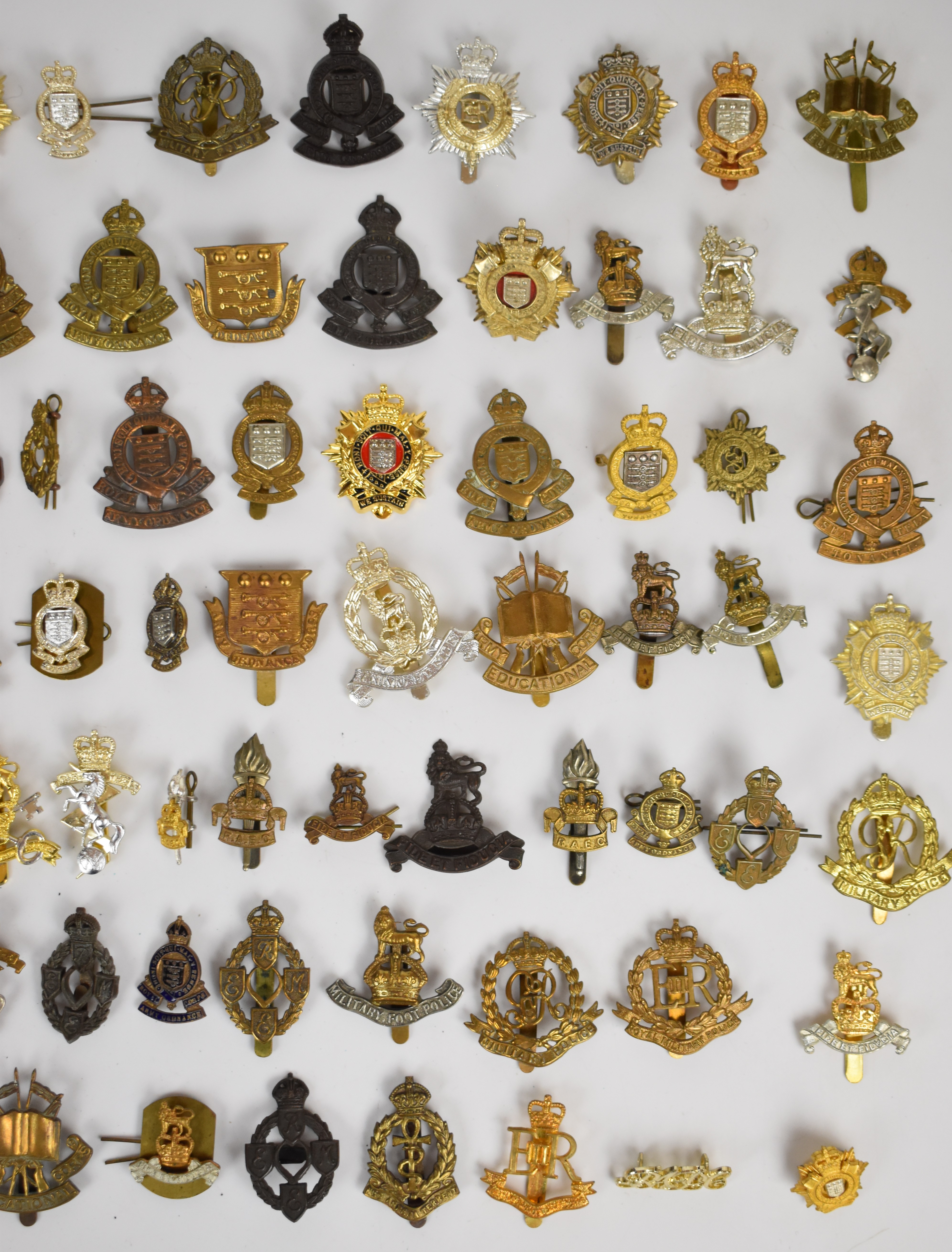 Collection of approximately 80 British Corps cap badges including Army Education Corps, REME, - Image 3 of 3