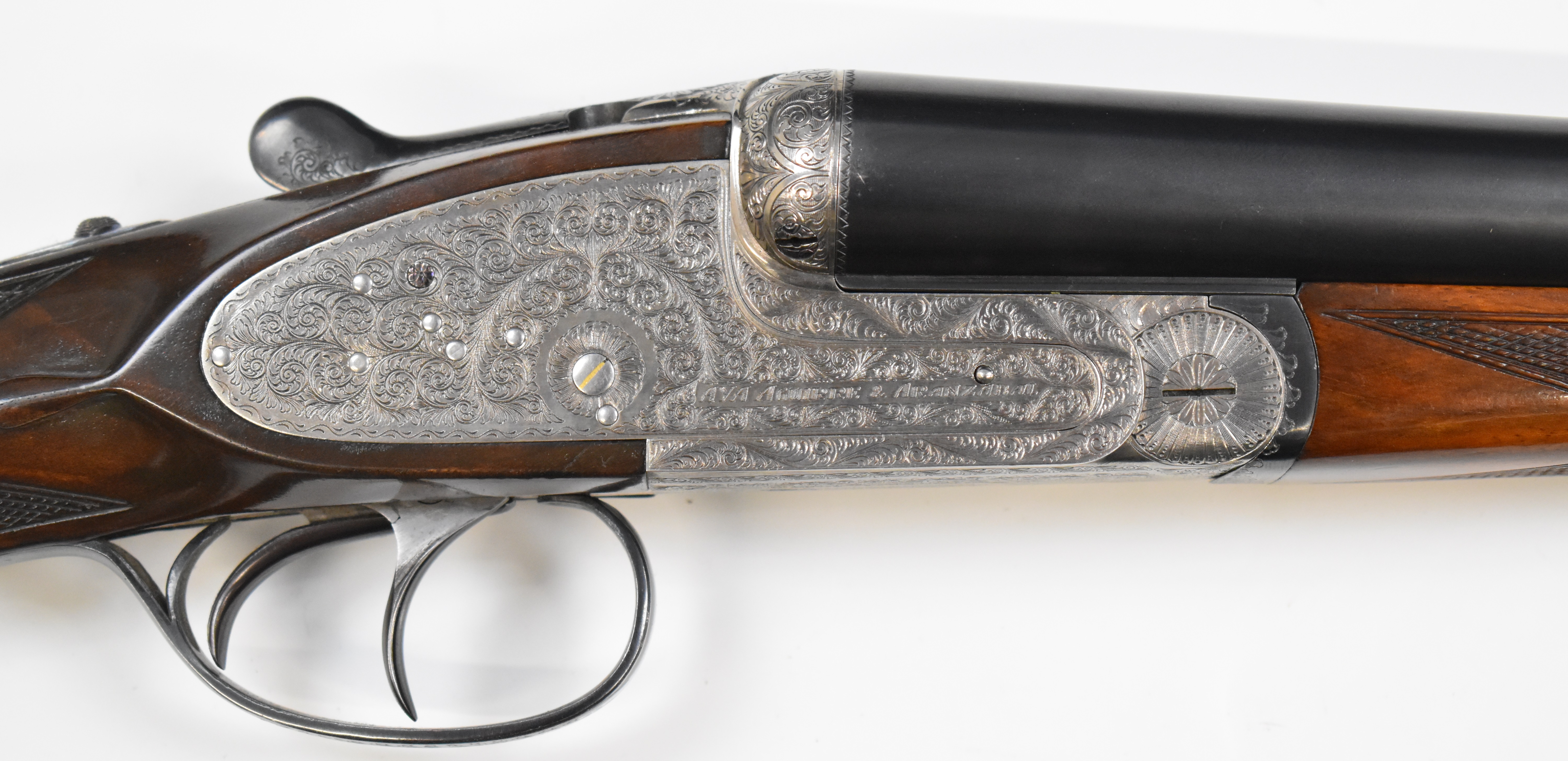 Pair of AYA No 2 12 bore sidelock side by side ejector shotguns each with hand detachable locks, all - Image 6 of 30