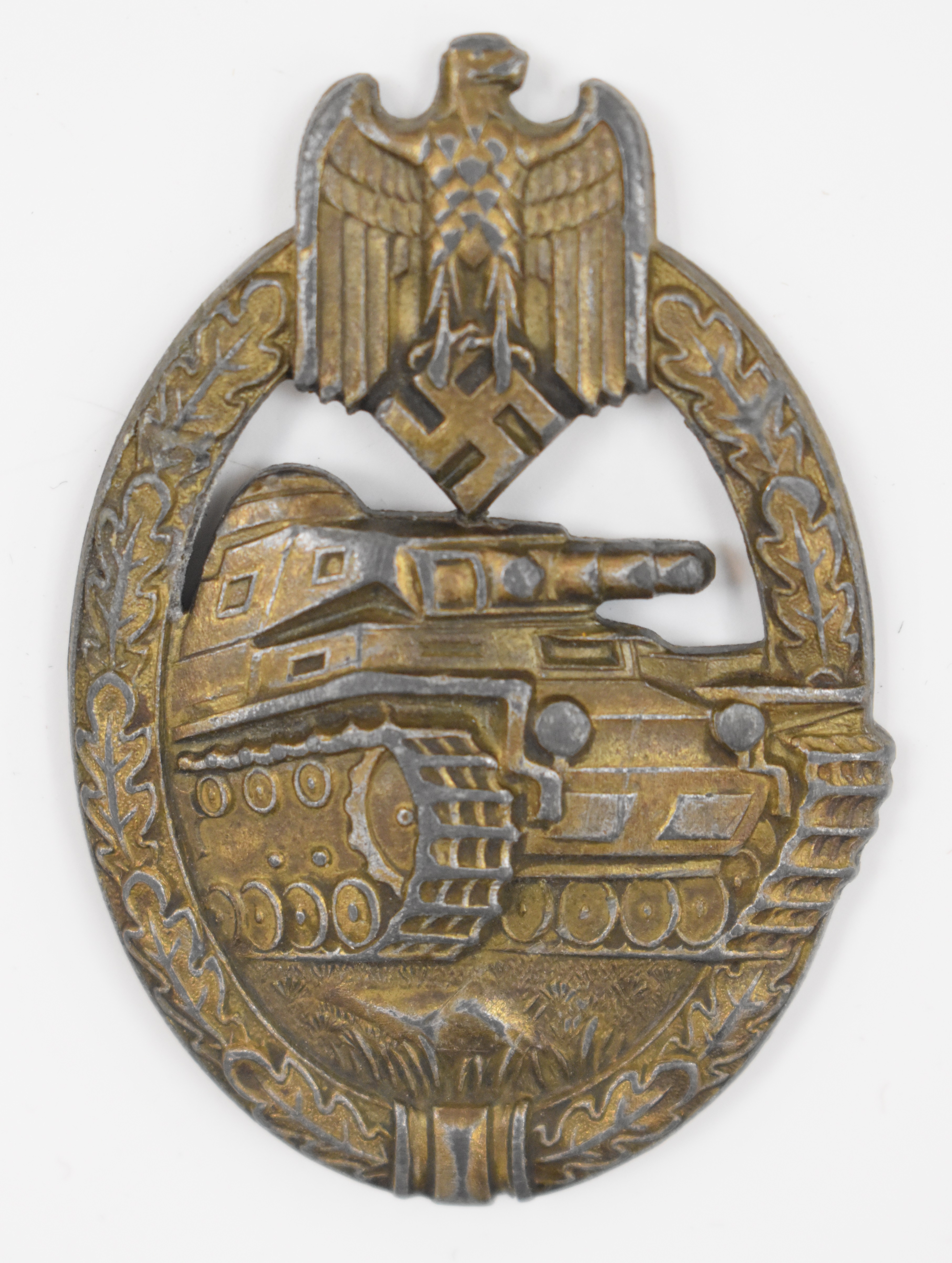 German WW2 Nazi Third Reich tank badge