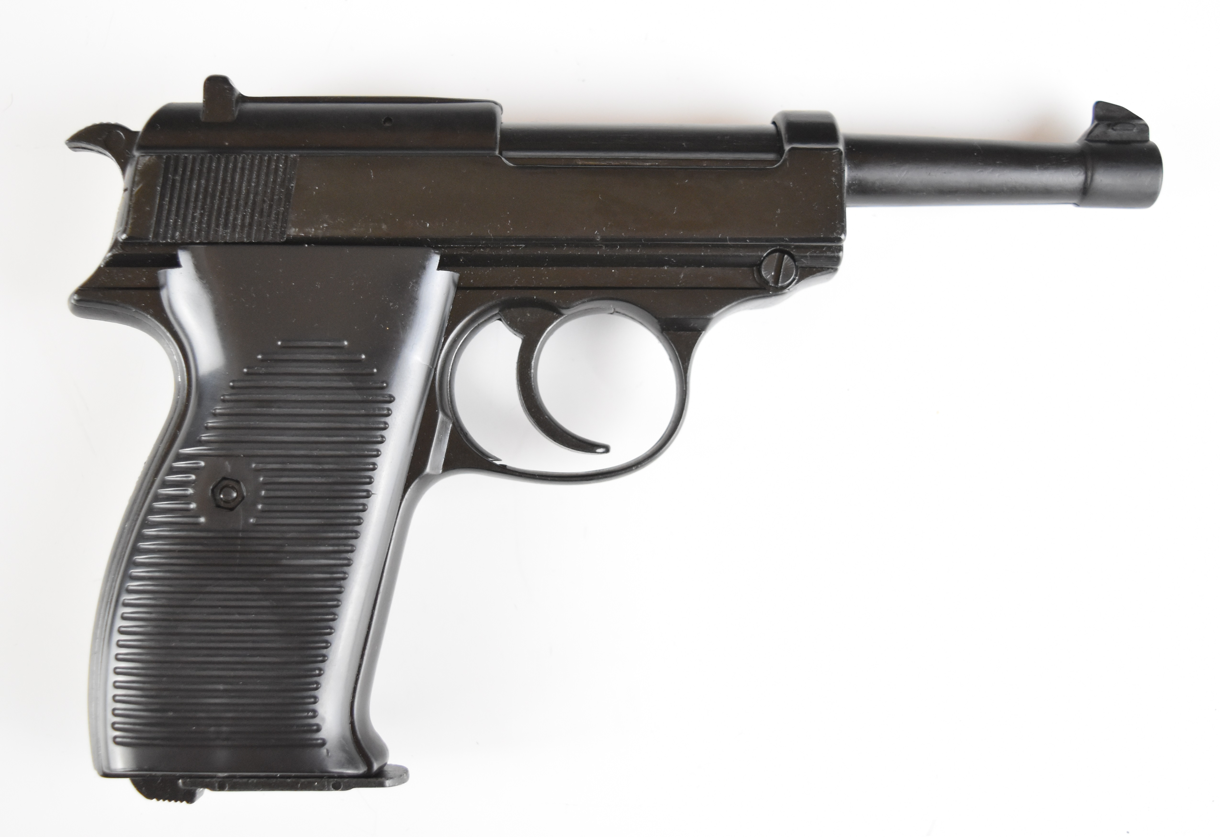 BBM ME 38 P Walther P38 style 8mm blank firing pistol with with shaped composite grips, in - Image 2 of 13