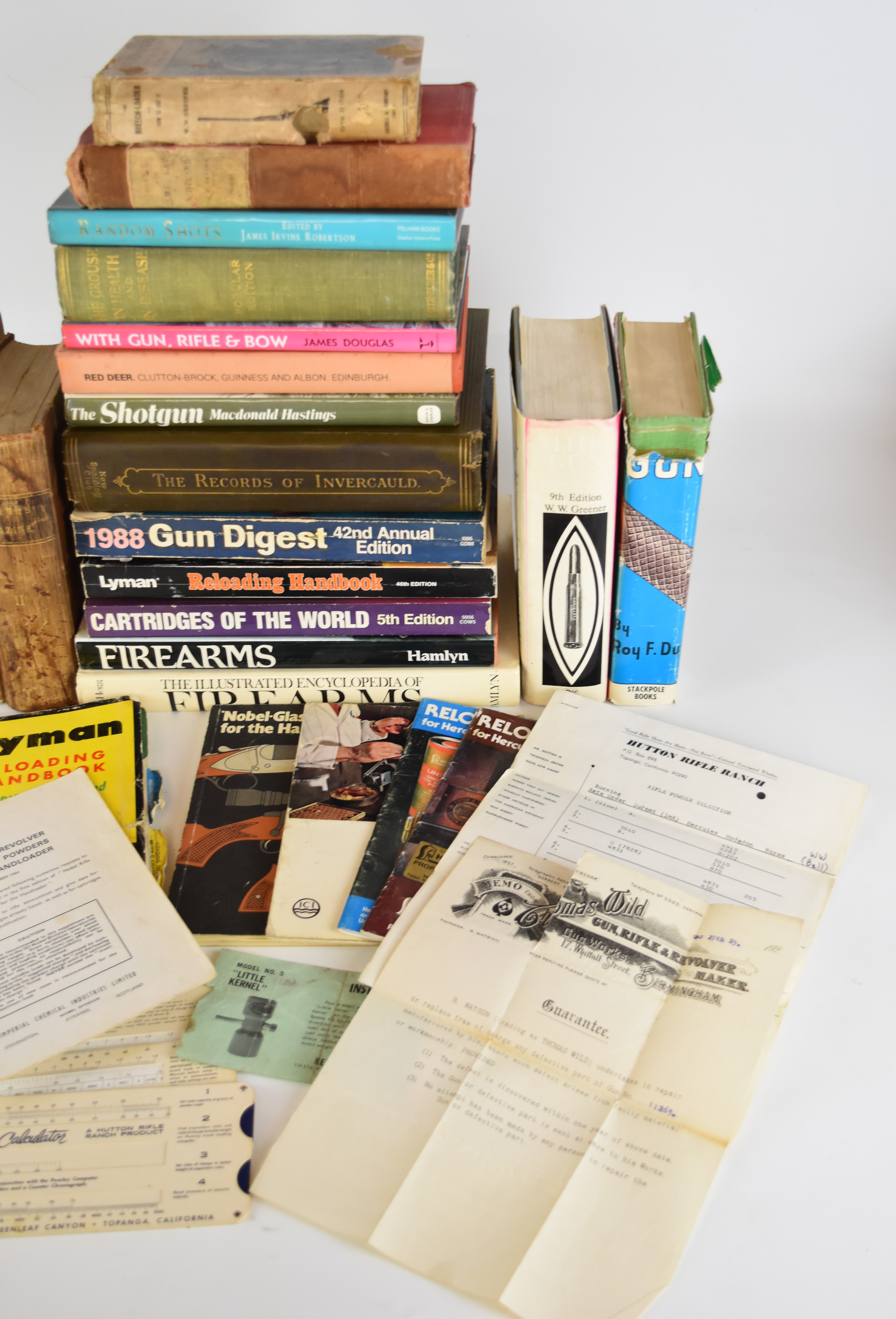 [Shooting] A collection of gun, shooting and re-loading books and ephemera including The Records - Image 3 of 3