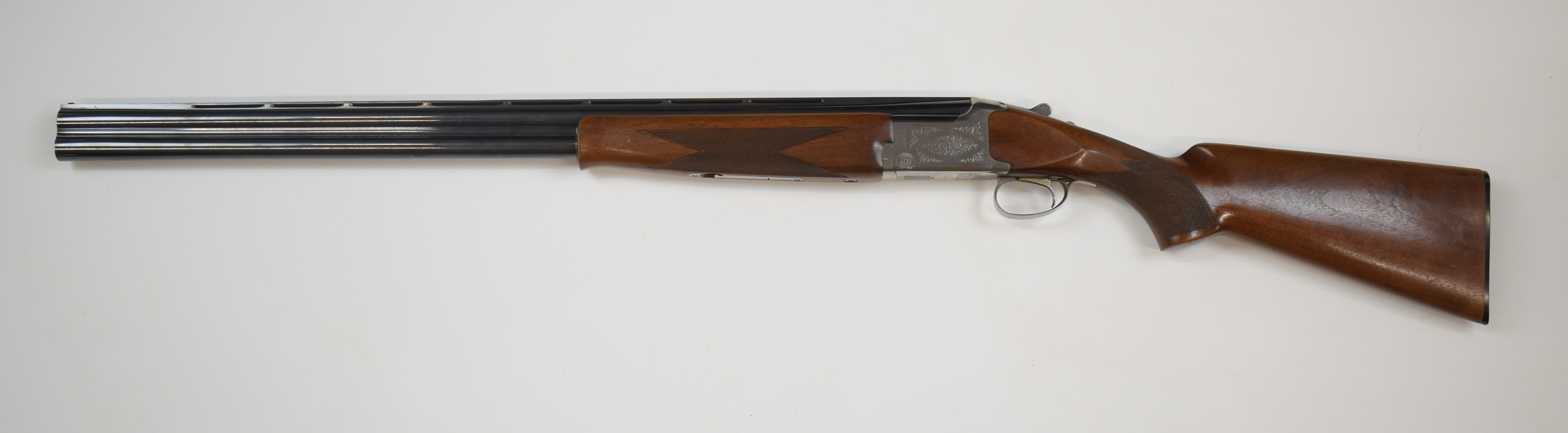 Miroku 7000 SP-I 12 bore over and under ejector shotgun with engraved locks, trigger guard, thumb - Image 7 of 10