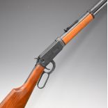 Walther Winchester style lever-action .177 CO2 carbine air rifle with two 8 shot magazines,