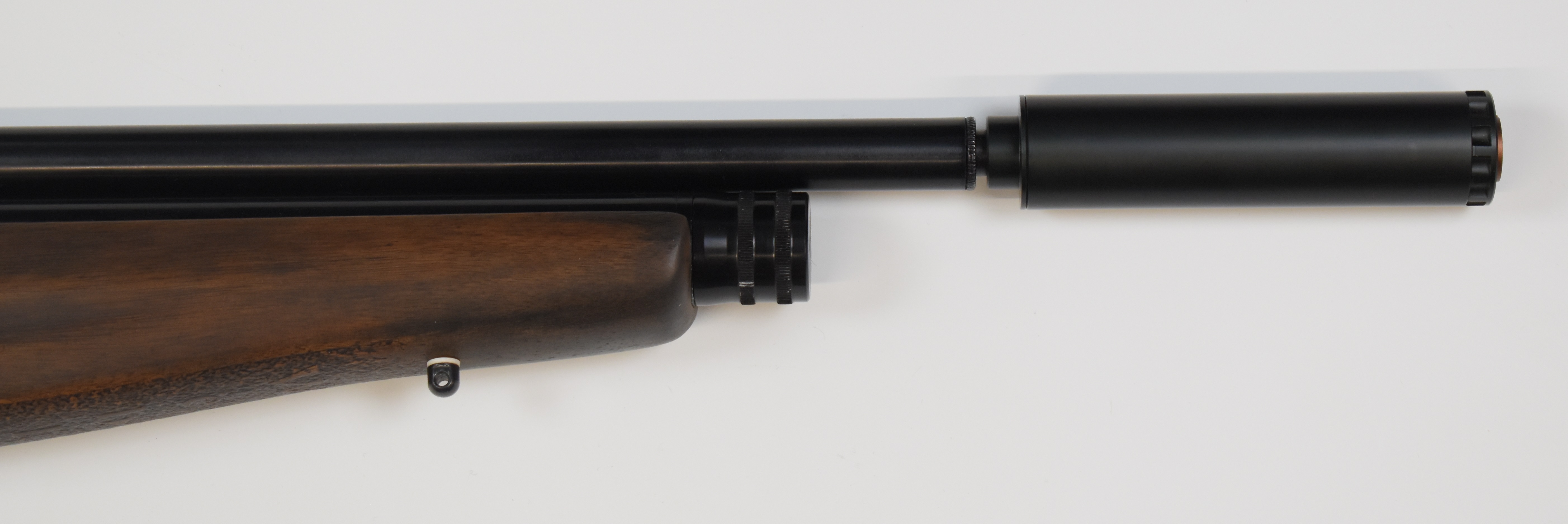 Webley Raider 12 .22 PCP air rifle with aluminium carbine cylinder, textured semi-pistol grip and - Image 5 of 11