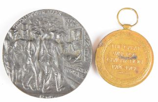 British Army WW1 Victory Medal named to 786232 Driver J W Waskell, Royal Artillery, together with