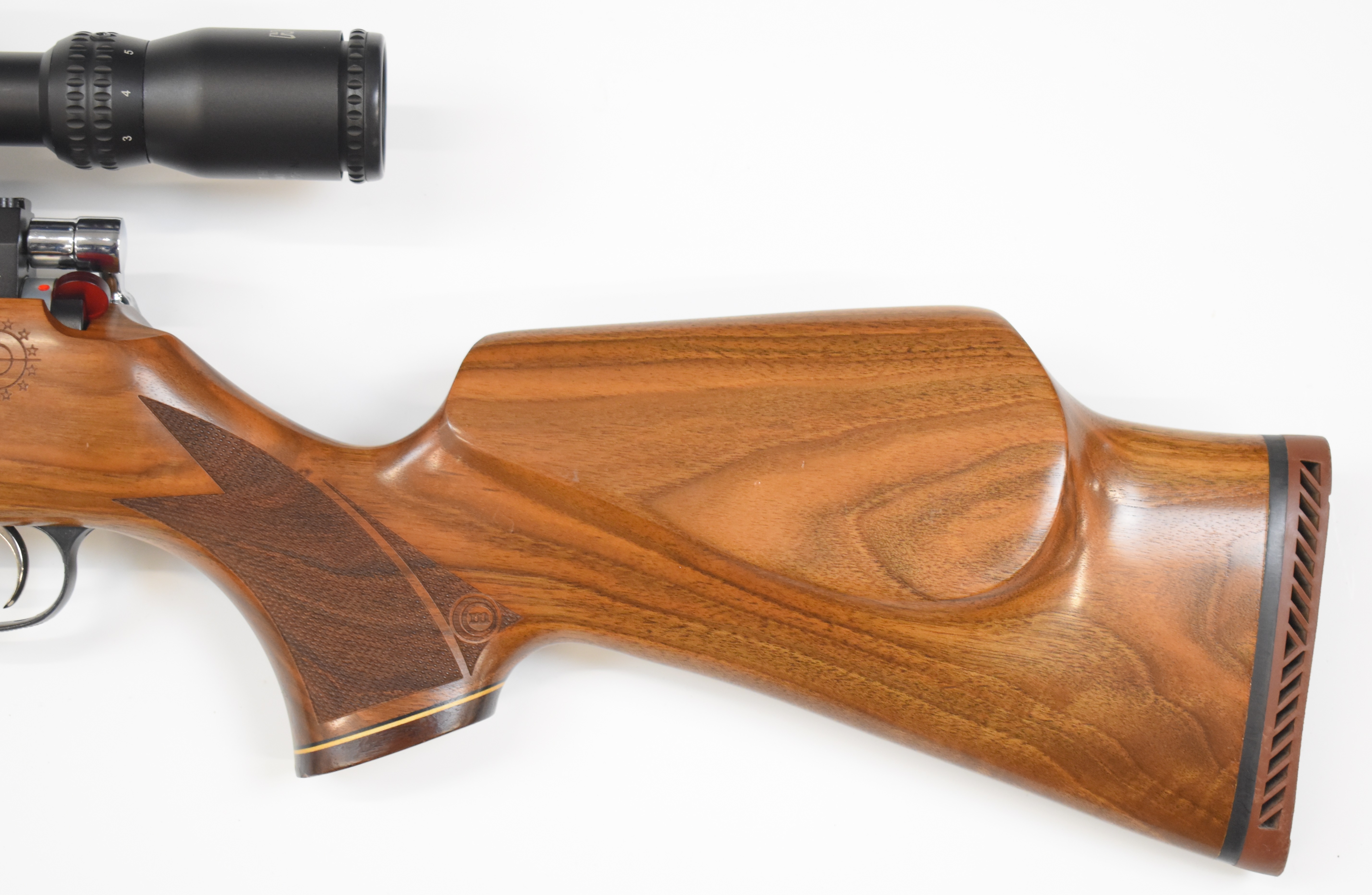 Daystate Huntsman Classic .177 PCP air rifle with monogrammed and chequered semi-pistol grip, - Image 7 of 9