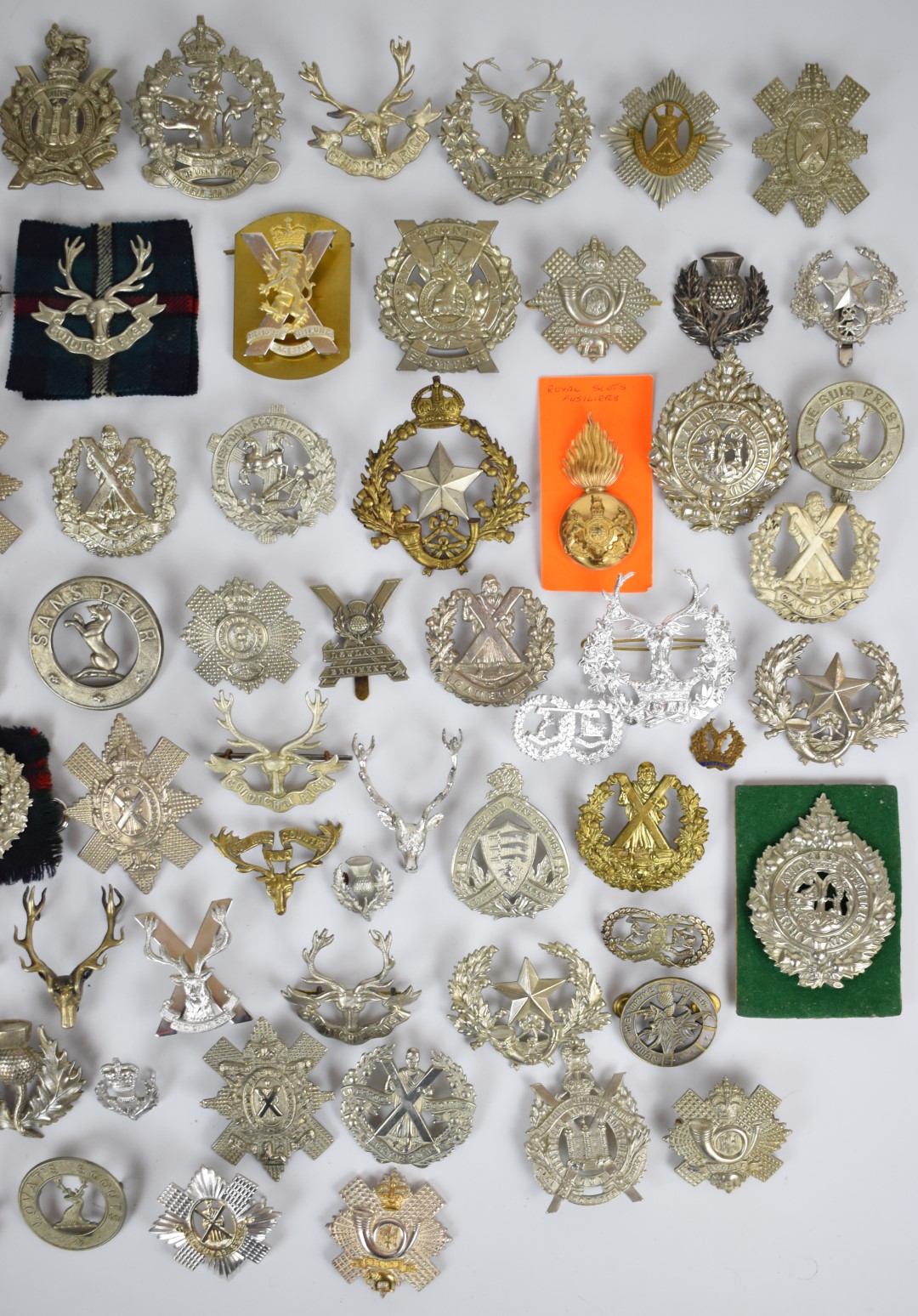 Collection of approximately 60 British Army Scottish Regiment badges including Royal Scots Guards, - Image 3 of 6