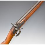 Enfield pattern percussion hammer action rifle with lock stamped 'Tower' and with crown cypher,