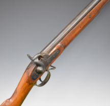 Enfield pattern percussion hammer action rifle with lock stamped 'Tower' and with crown cypher,