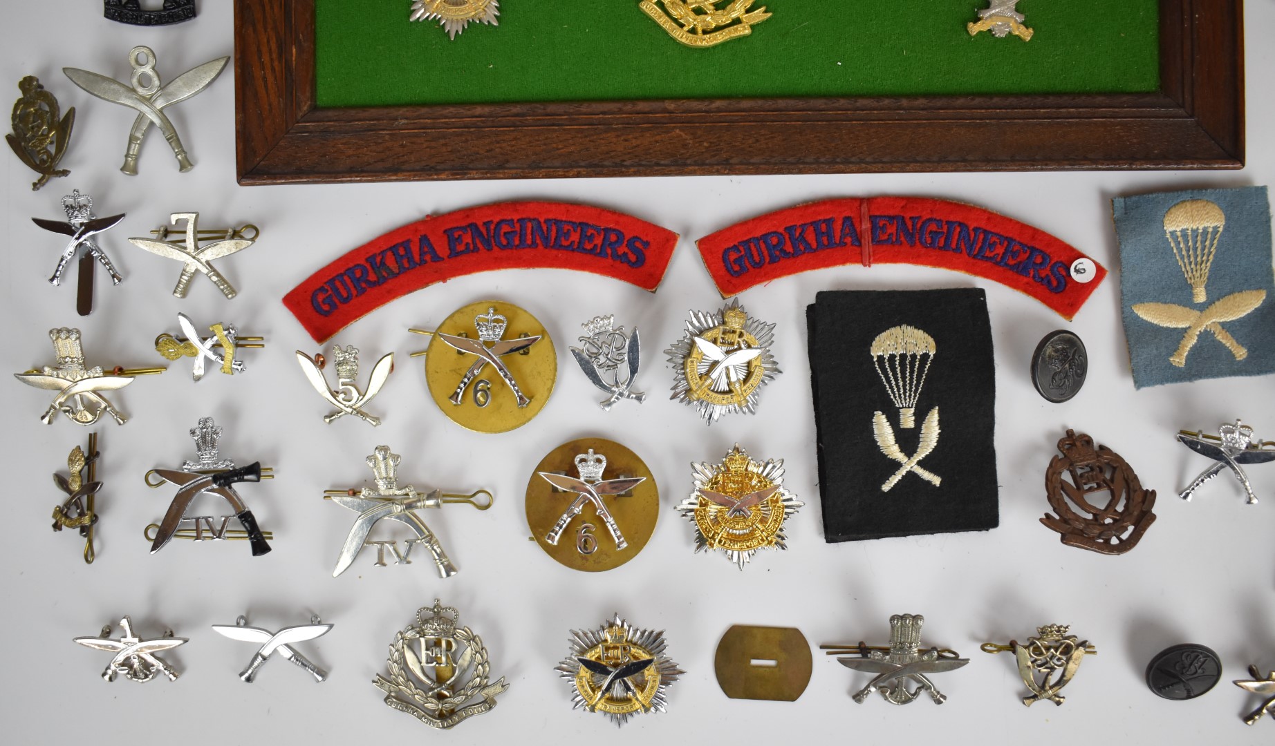 Collection of approximately 50 British Army Gurkha Regiment badges including Transport Regiment, - Image 3 of 5
