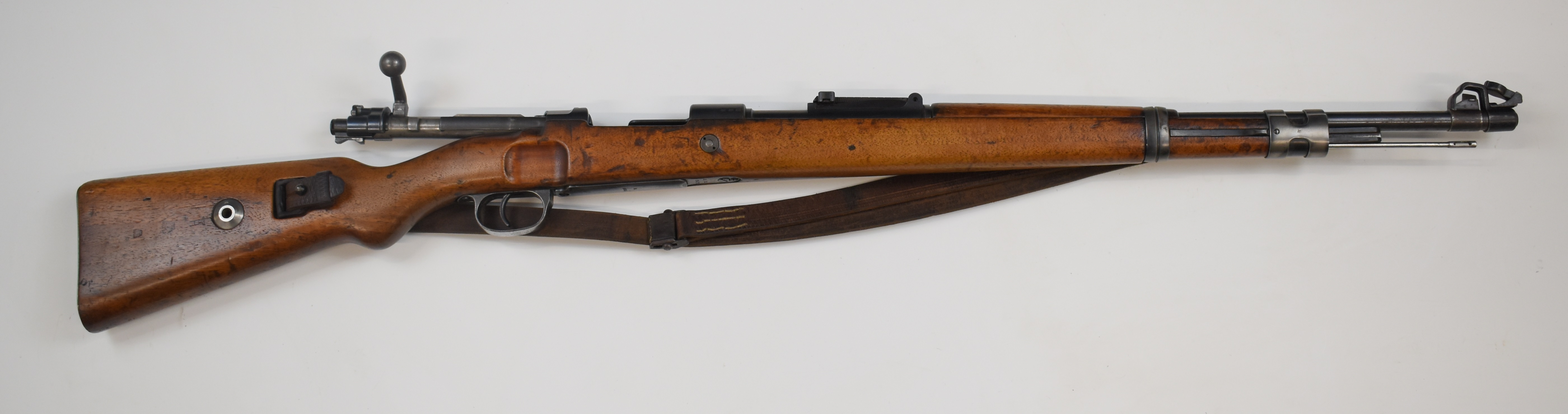 German Mauser Model K98 7.92 bolt-action rifle with receiver stamped '27 1940', adjustable sights, - Image 2 of 9