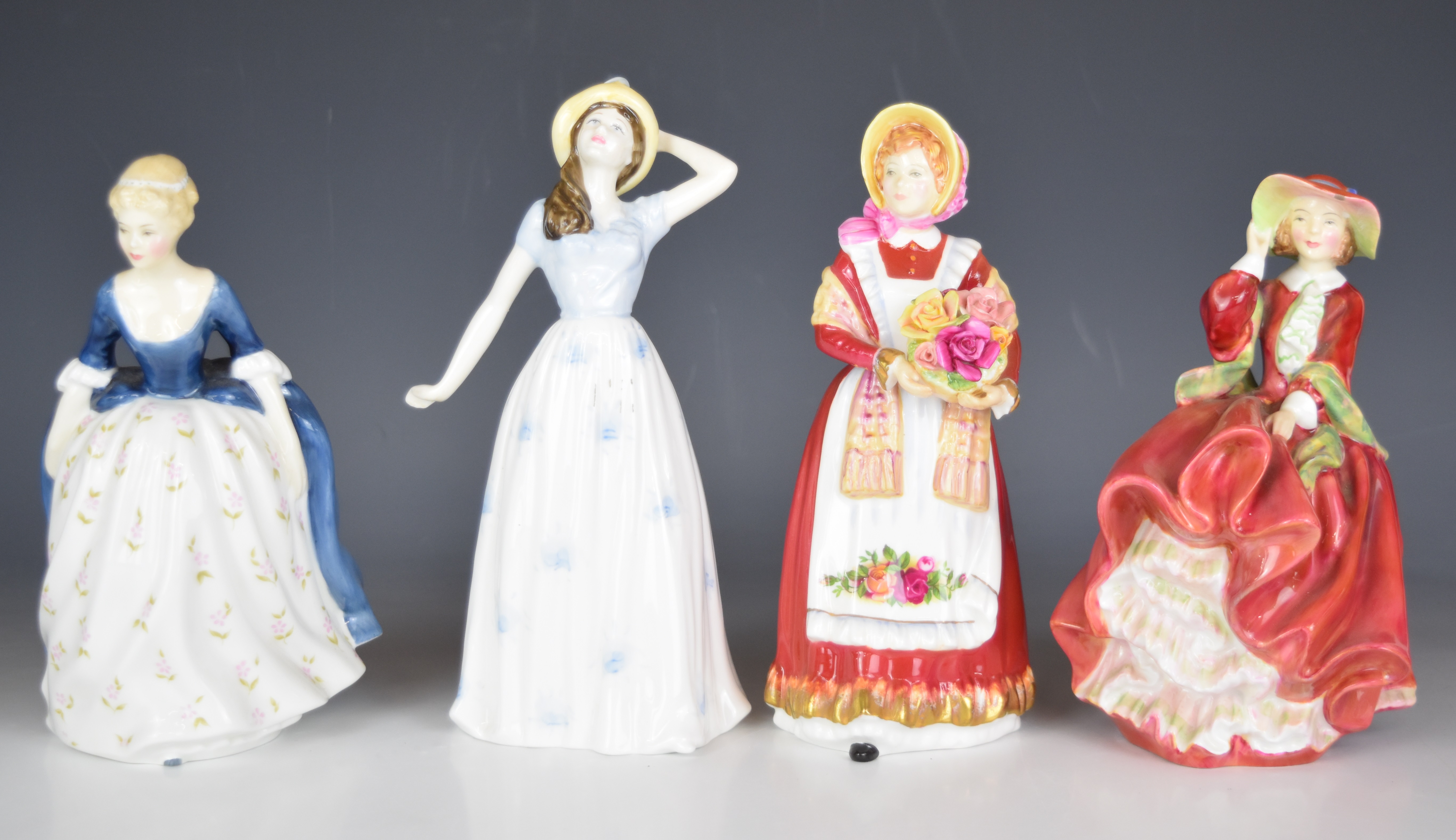 Ten Royal Doulton figurines including Old Country Roses, Midinette, Noelle and Christmas Morn, - Image 13 of 14