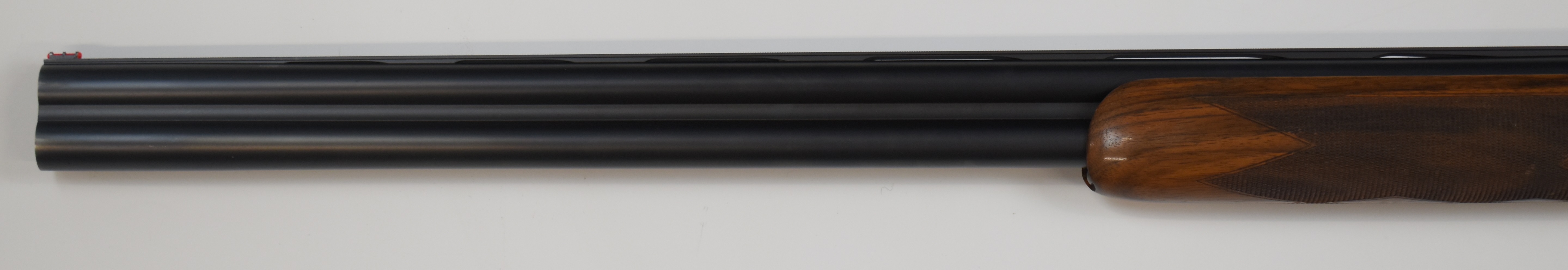 Blaser F16 12 bore over under ejector shotgun with named locks and underside, chequered semi- - Image 21 of 22