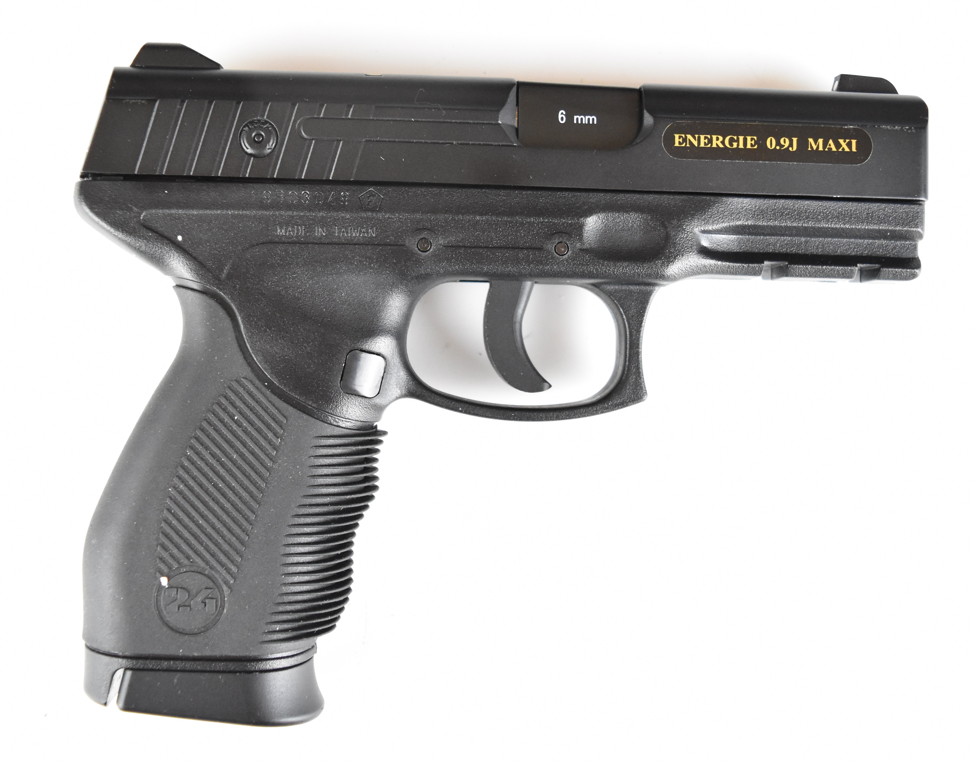 Cybergun 24/7 6mm CO2 airsoft pistol with textured rubber grips, multi-shot magazine and fixed - Image 2 of 14