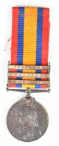 Queen's South Africa Medal with clasps for Cape Colony, Wepener and Transvaal named to 3271 Pte F