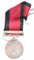 Natal 1906 Medal, naming faint / rubbed to Trp J Jones, Transvaal Mounted Rifles