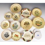 19thC nursery ware including The Cuckoo, Donkey and Horse, 'Listen To The Voice of Love', Lion,