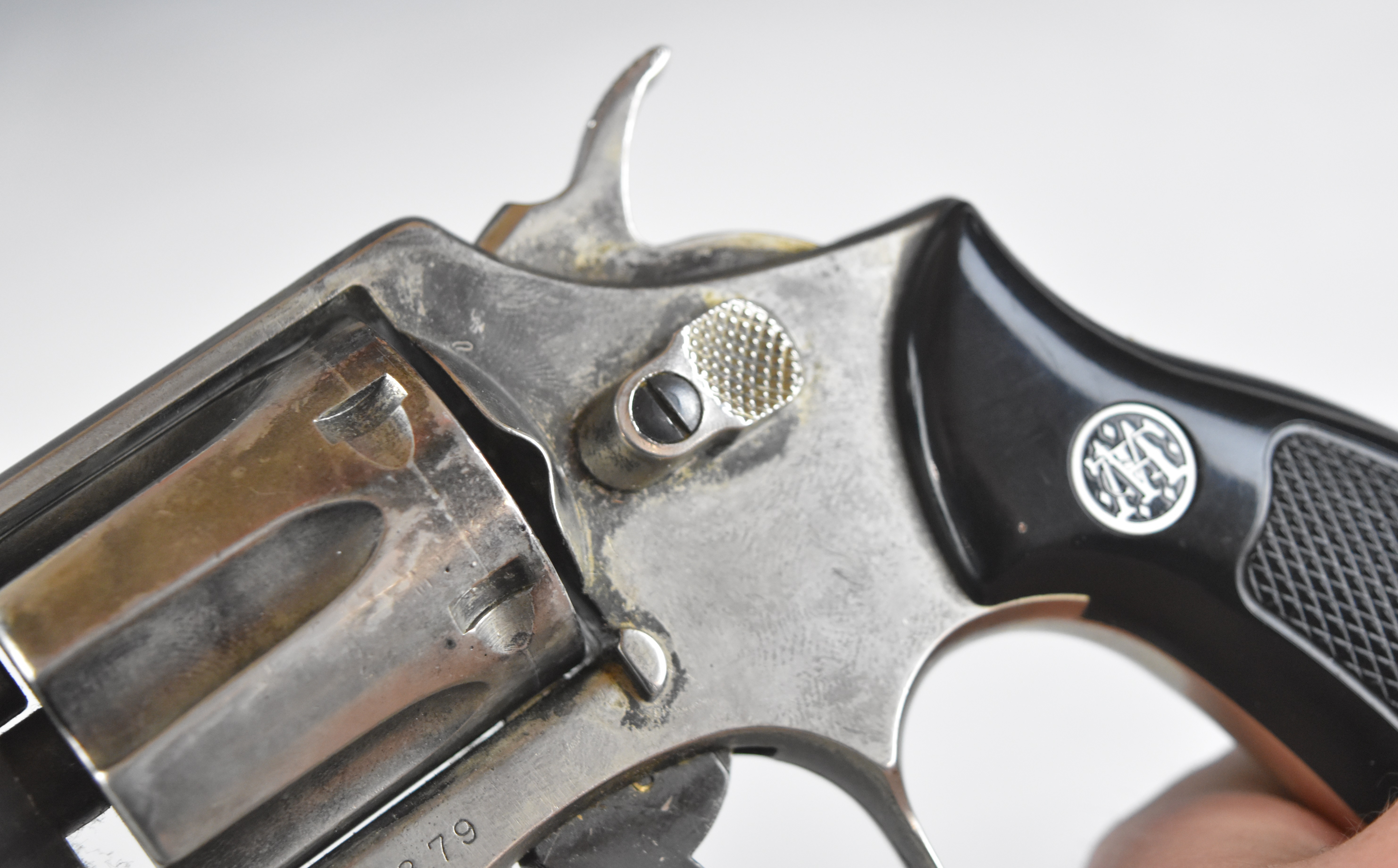 Kokusai Smith & Wesson .38 Special CTG style six shot double-action blank firing revolver with - Image 15 of 16