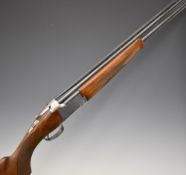 Miroku 7000 SP-I 12 bore over and under ejector shotgun with engraved locks, trigger guard, thumb