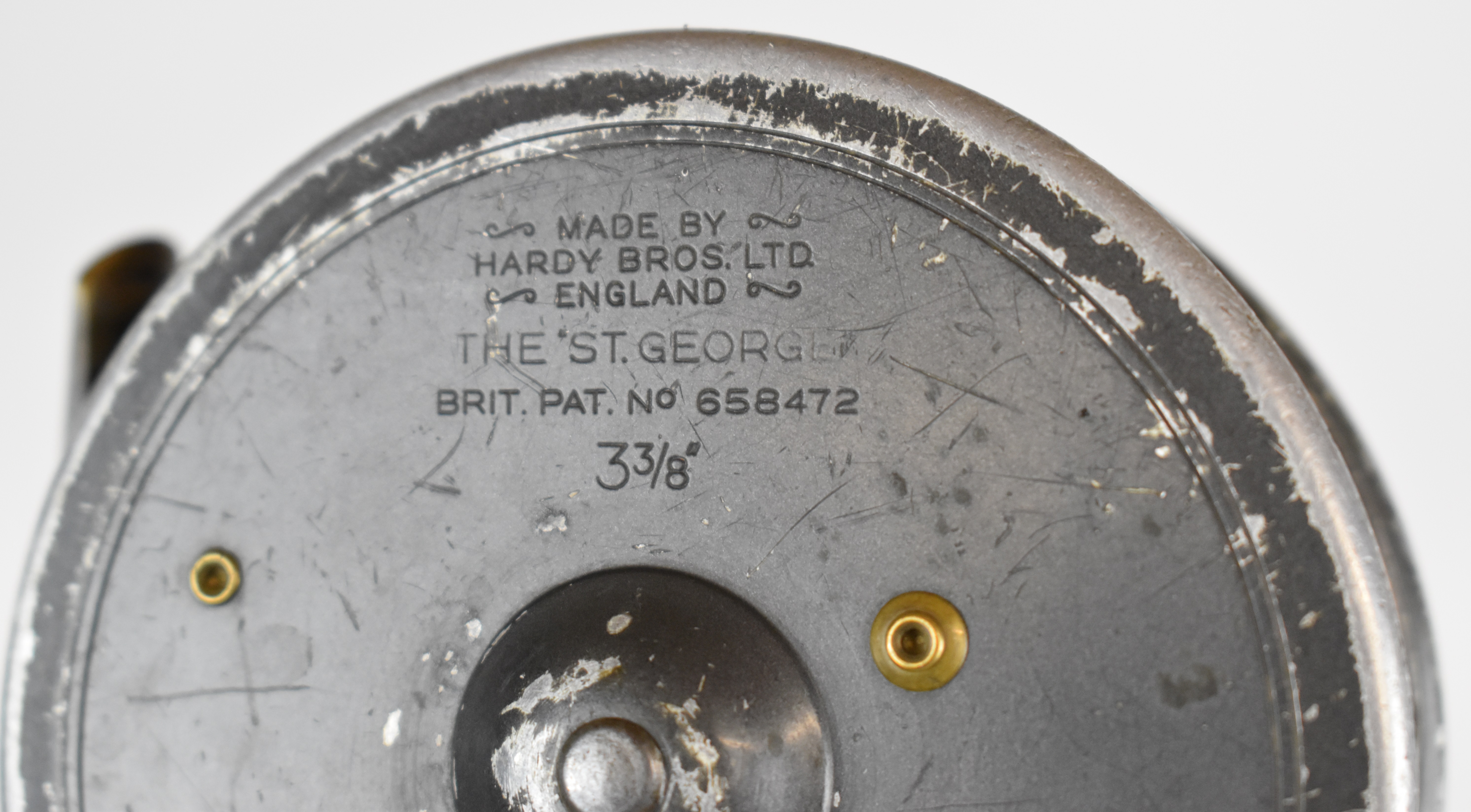 Hardy fly fishing reel 'The St George' 3 3/8", in Hardy soft case - Image 3 of 4