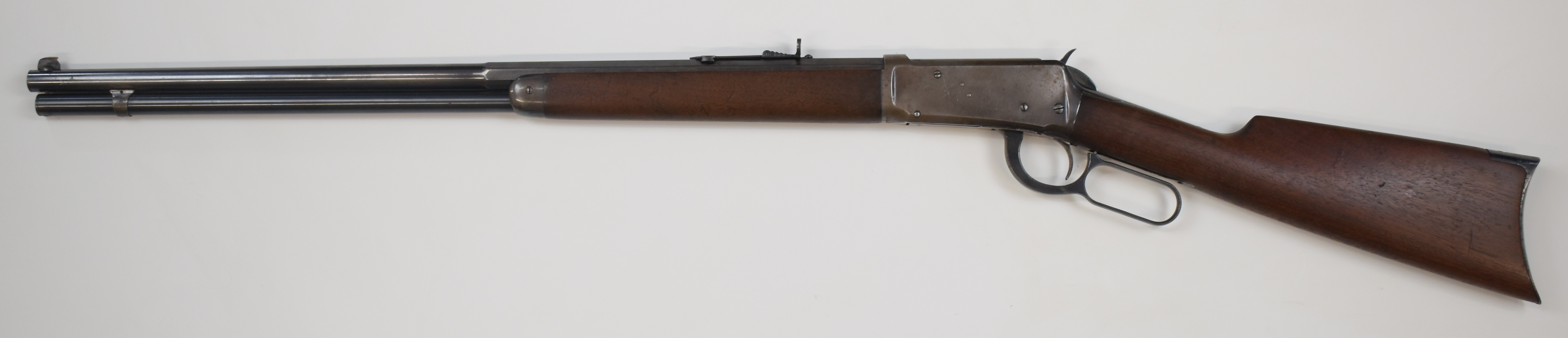 Winchester Model 1894 .32-40 underlever repeating rifle with adjustable Marbles Gladstone USA - Image 16 of 20