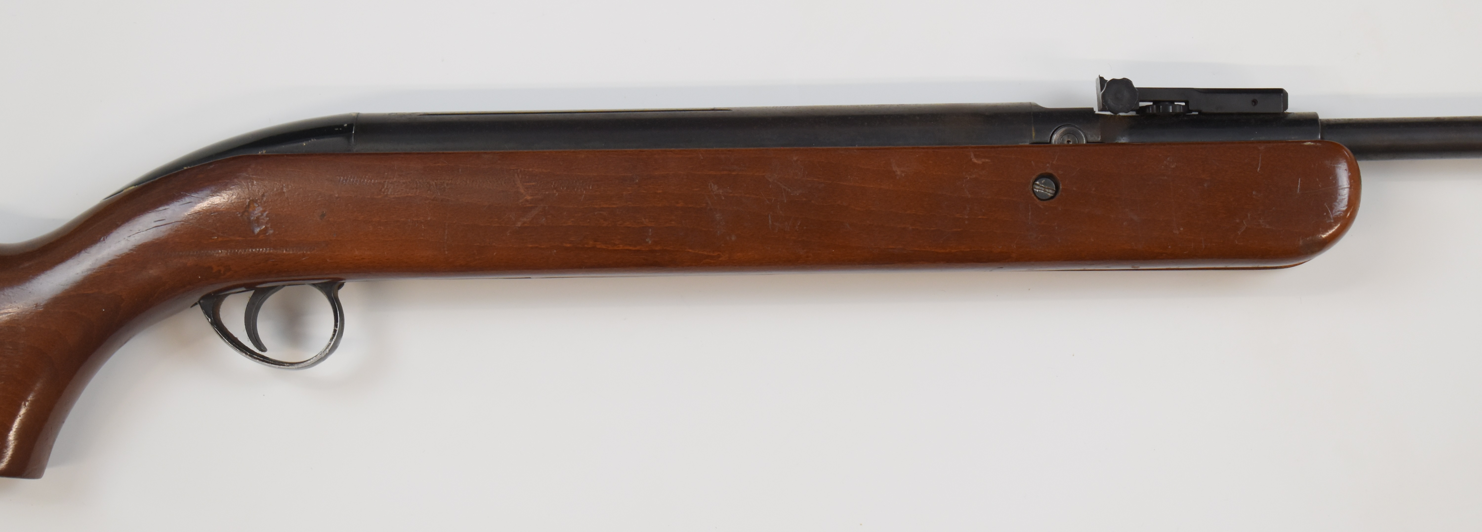 BSA Airsporter Mk1 .22 under-lever air rifle with semi pistol grip and adjustable sights, serial - Image 4 of 9
