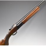 Browning Citori 12 bore over and under ejector shotgun with named underside, chequered semi-pistol