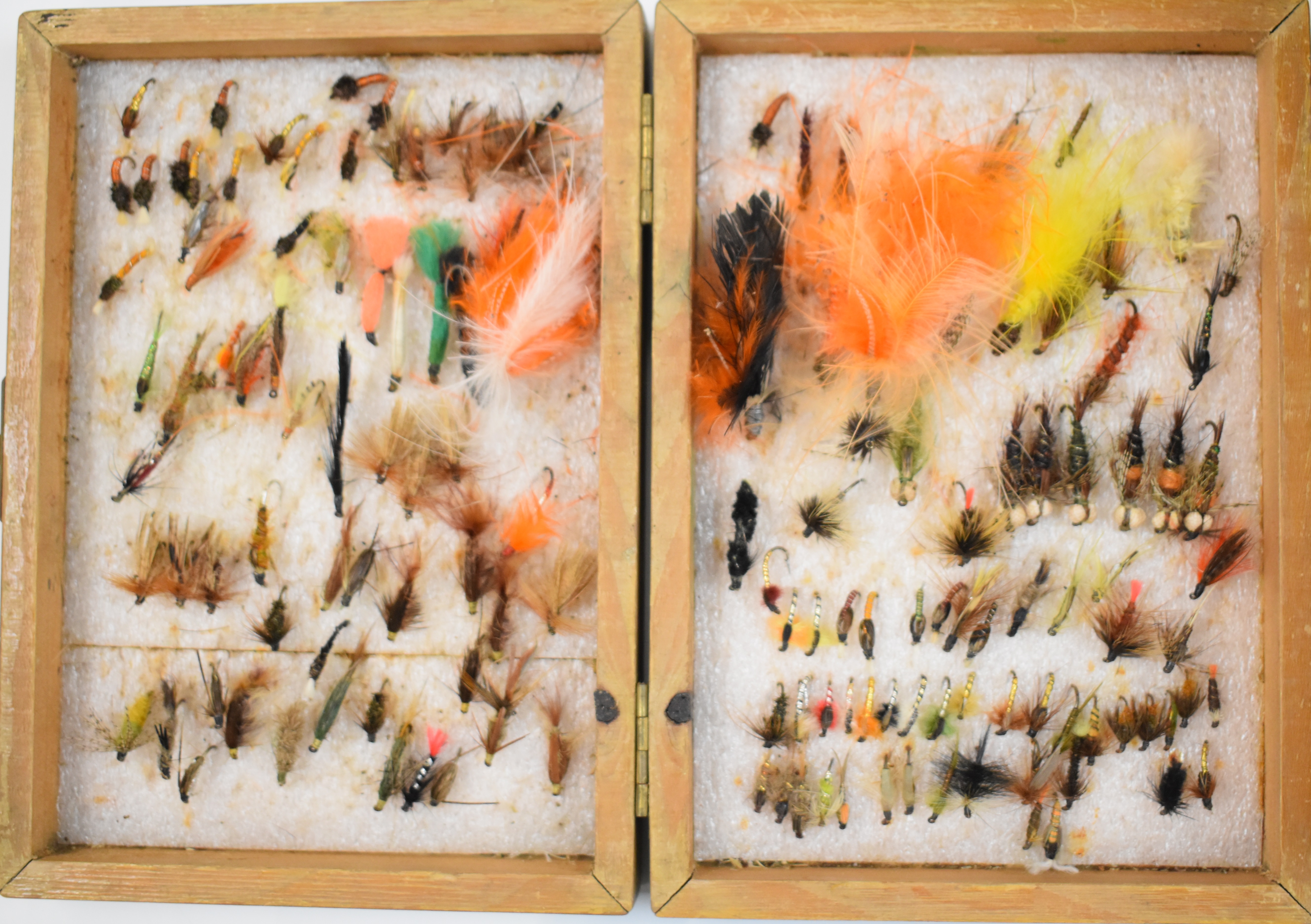 Five fly fishing cases / boxes including a Wheatley, most trout / sea trout including wet, dry, - Image 5 of 7