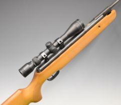 SMK SG Super Model 19GR .22 air rifle with chequered semi-pistol grip and forend, raised cheek