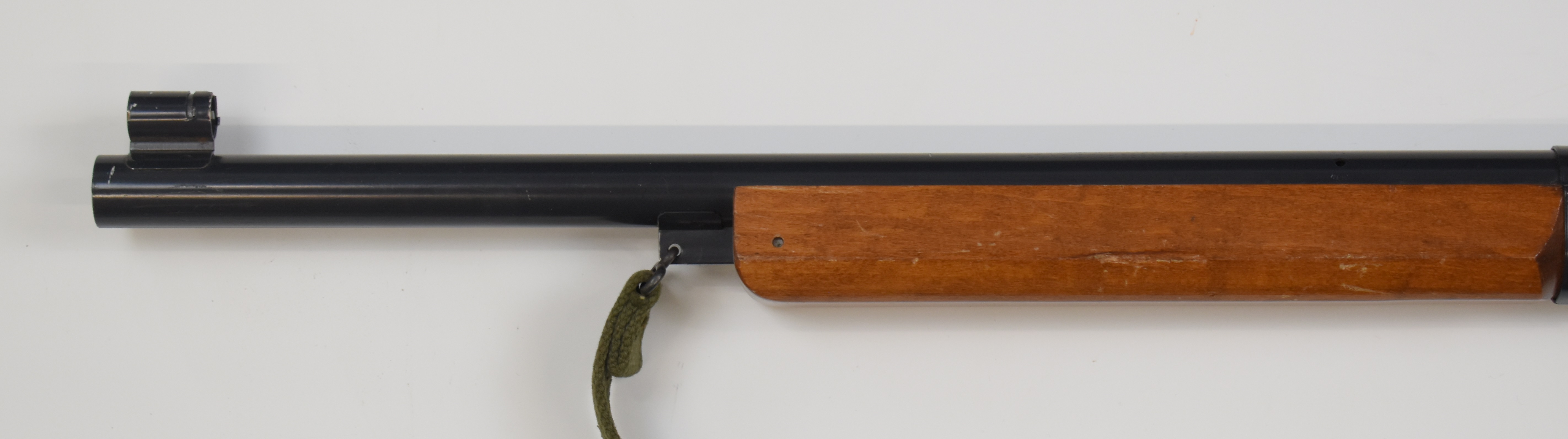 Daisy Model 99 Winchester style underlever-action air rifle with wooden grip and forend, canvas - Image 10 of 10